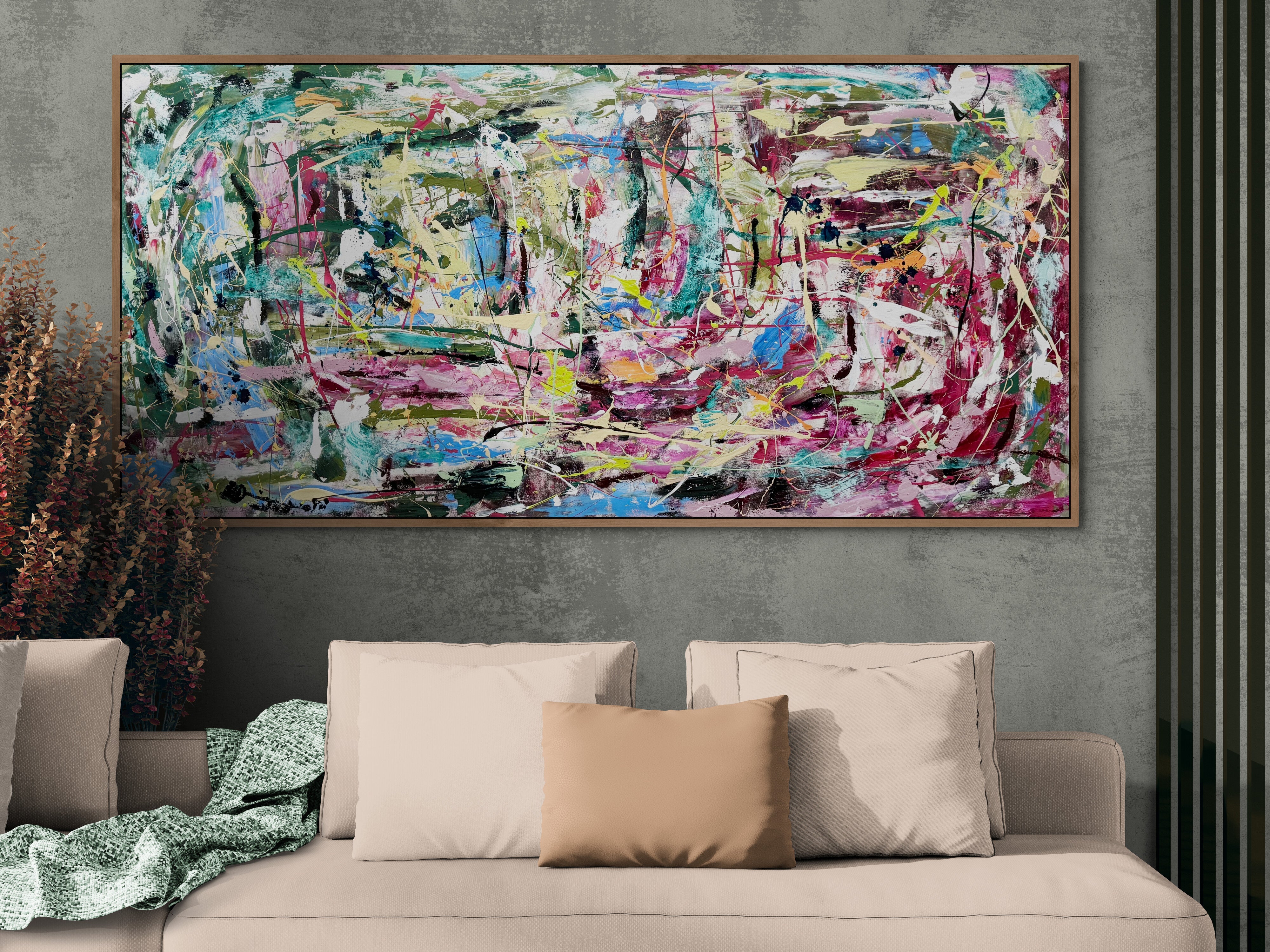 Down To Earth- Original Art 182cm x 90cm
