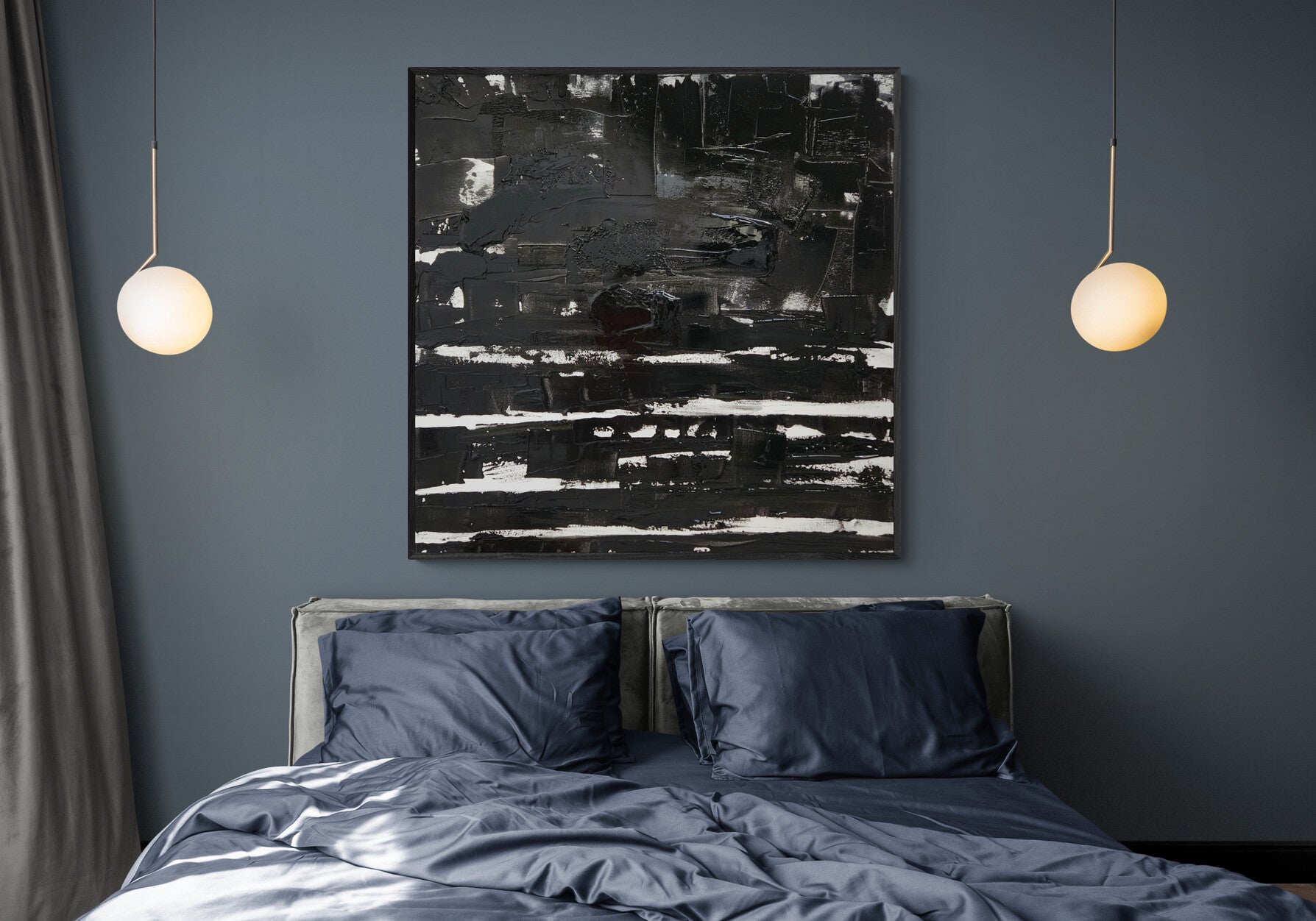 Dark Moon Rising - Original Art 91.5cm x 91.5cm