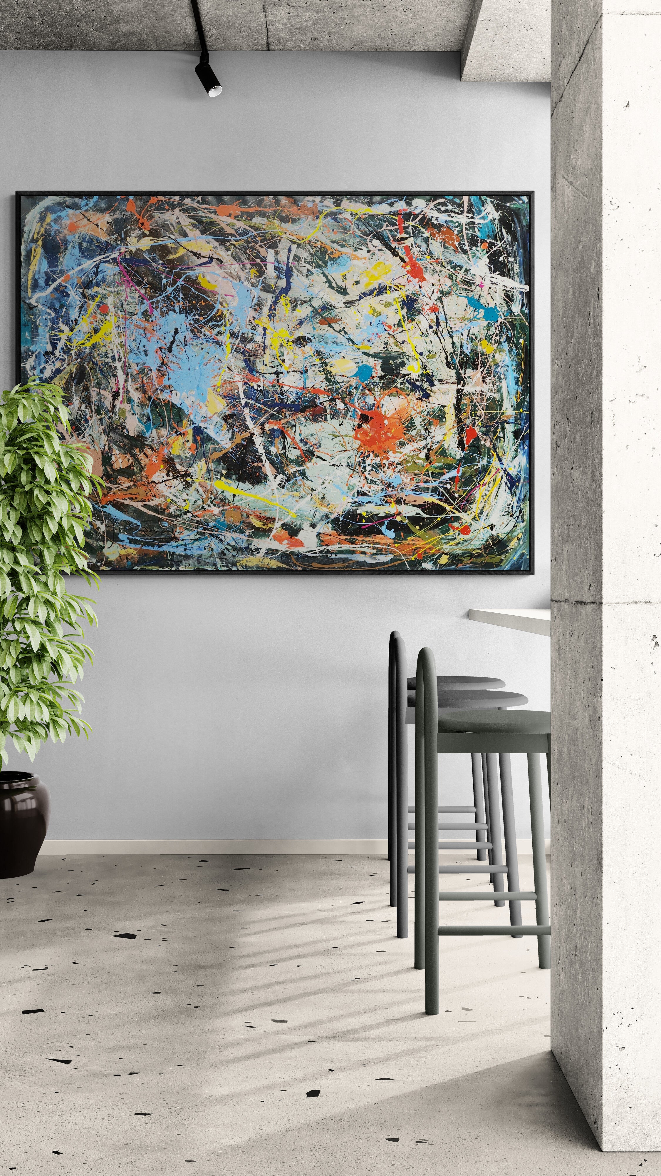 These Happy Golden Years - Original Art 260cm x 200cm