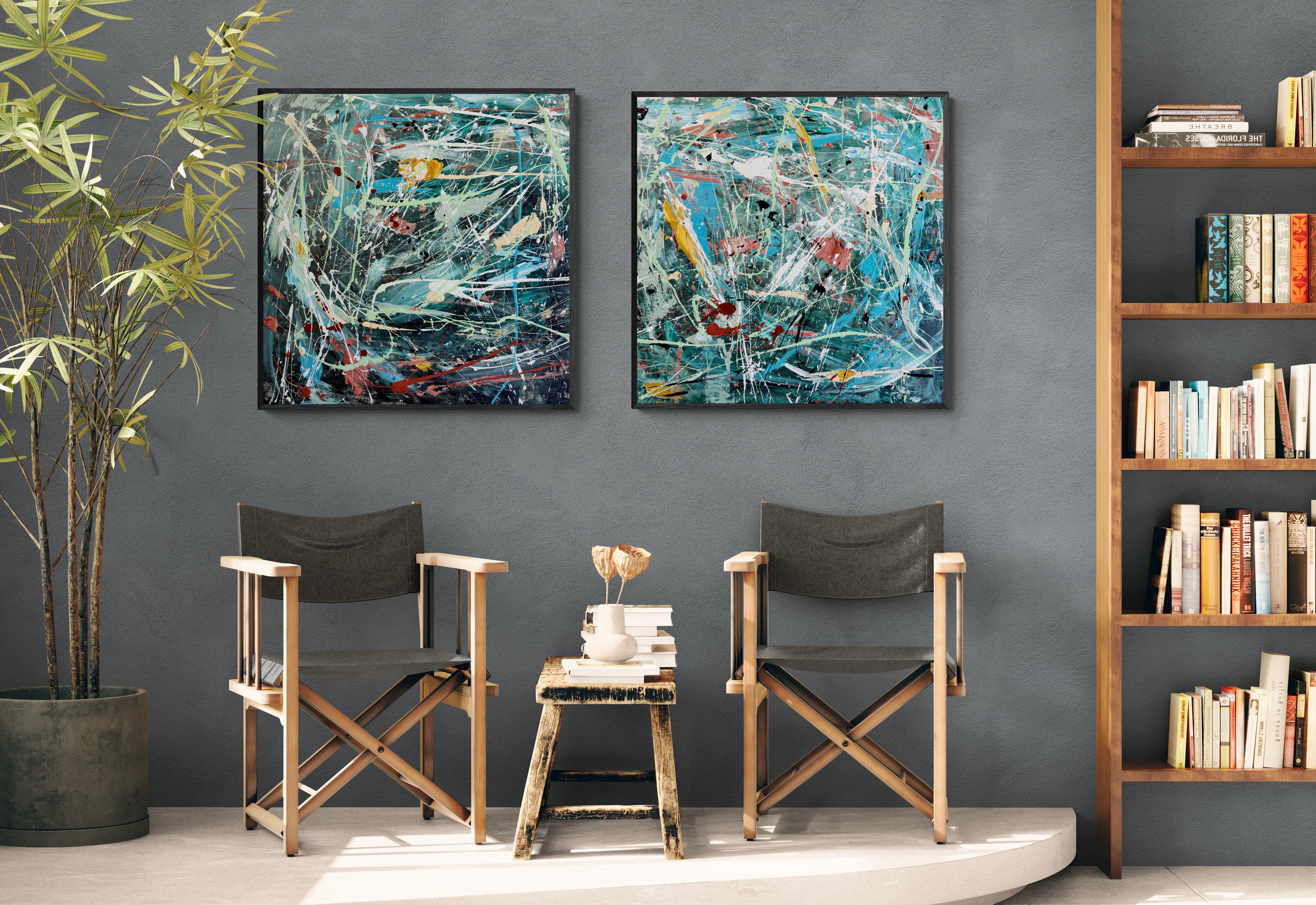 Midnight City- Original Art 91cm x 182cm