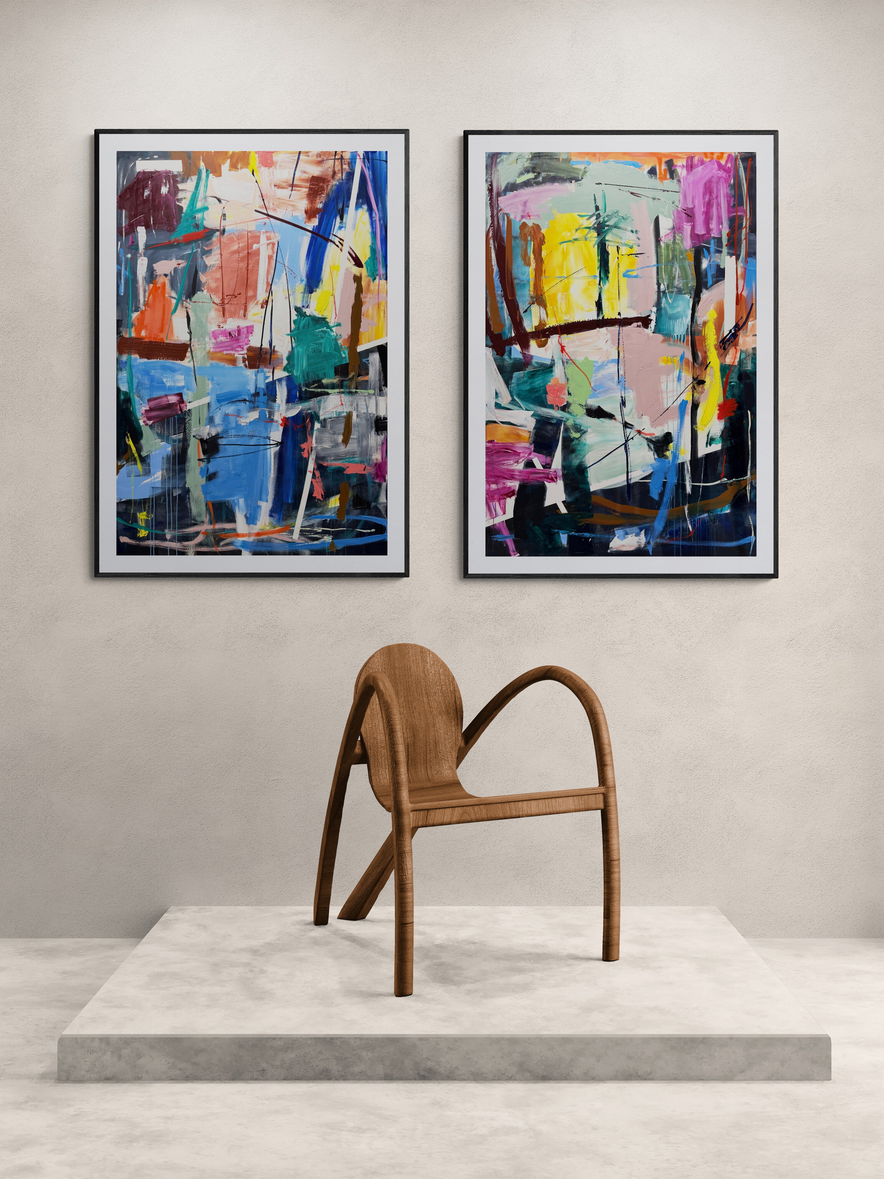 Parallel Worlds Set of 2 - Limited Edition Print