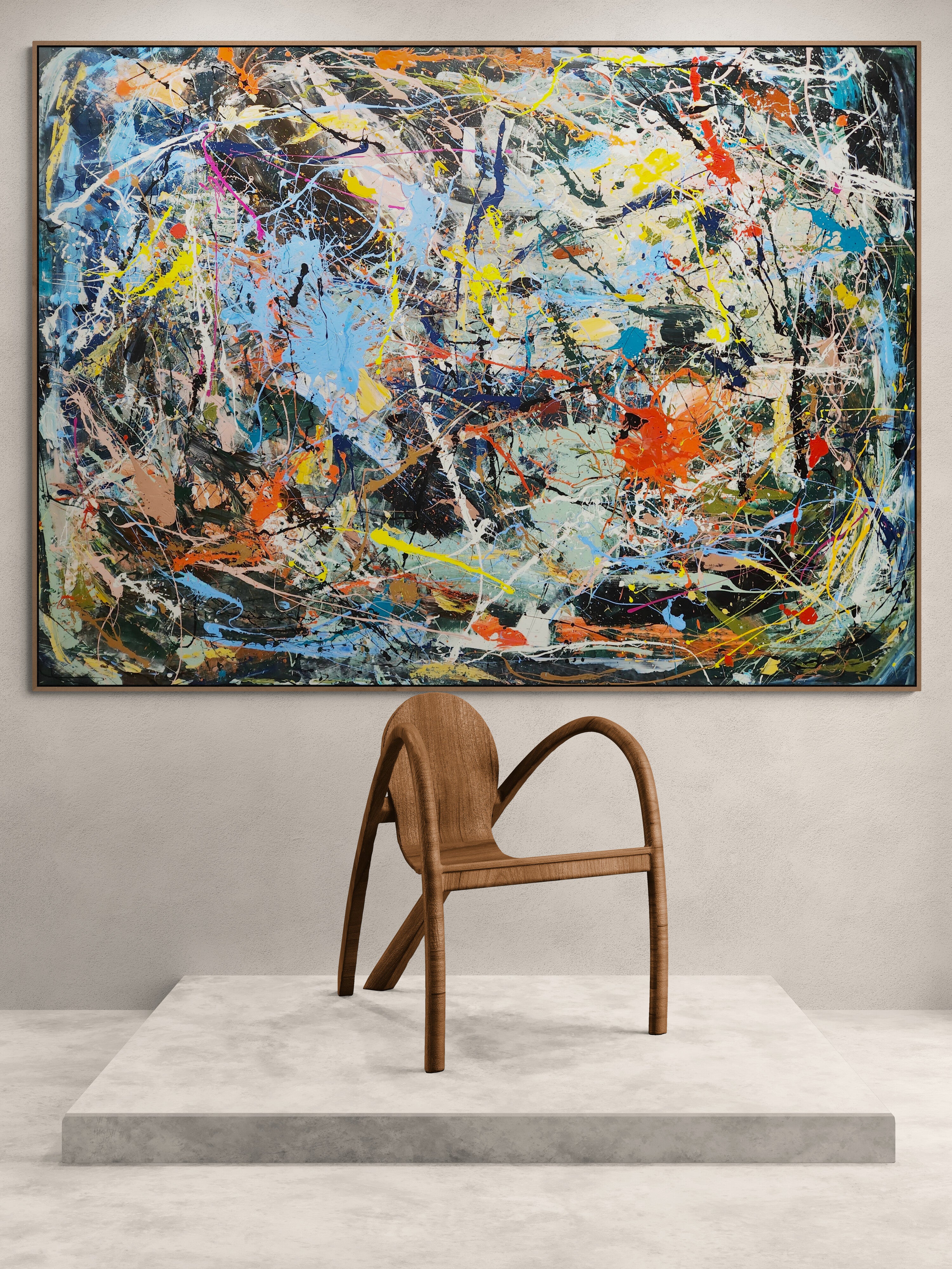 These Happy Golden Years - Original Art 260cm x 200cm