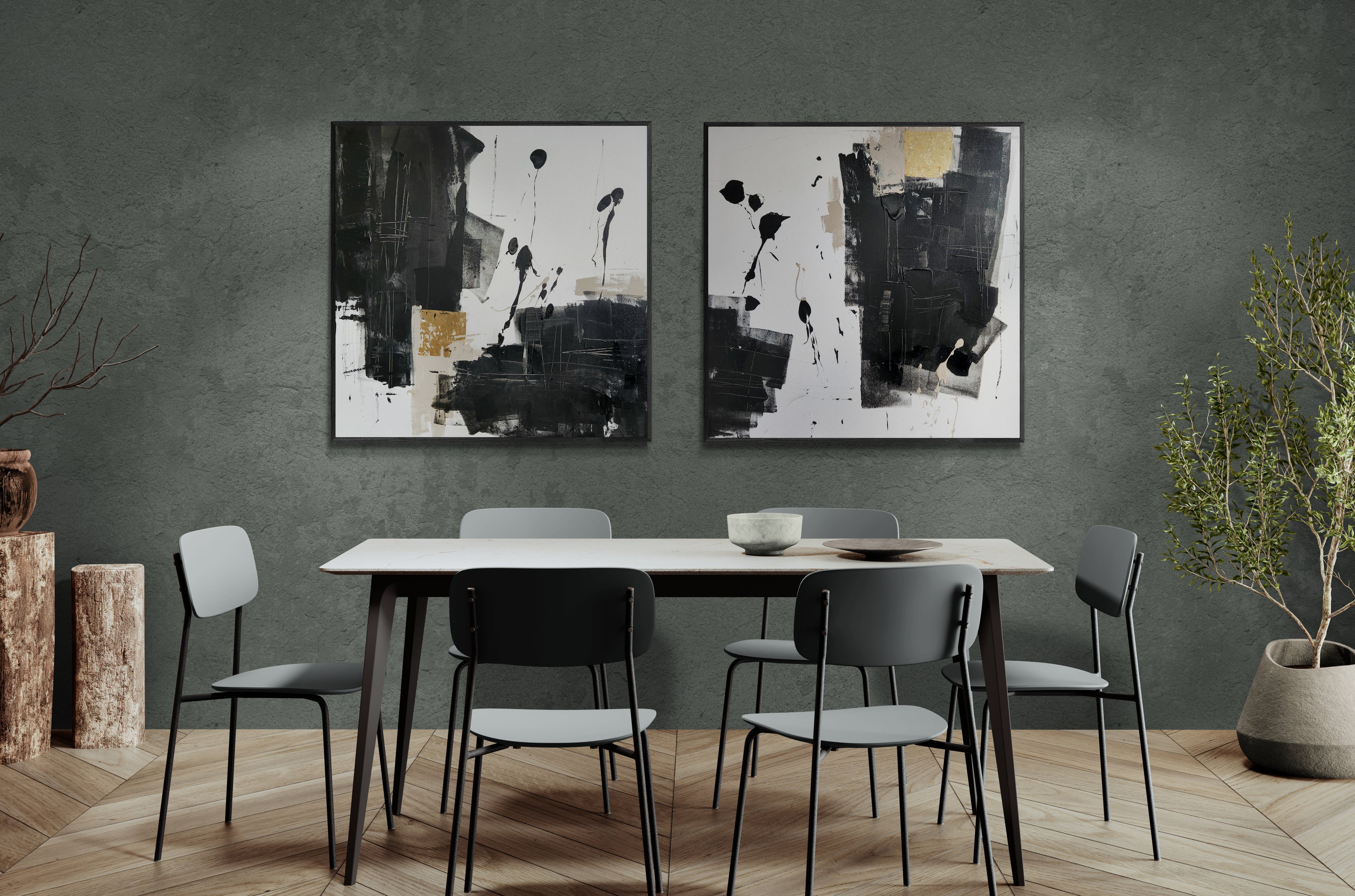 Thing One & Two - Original Art 182cm x 91.5cm