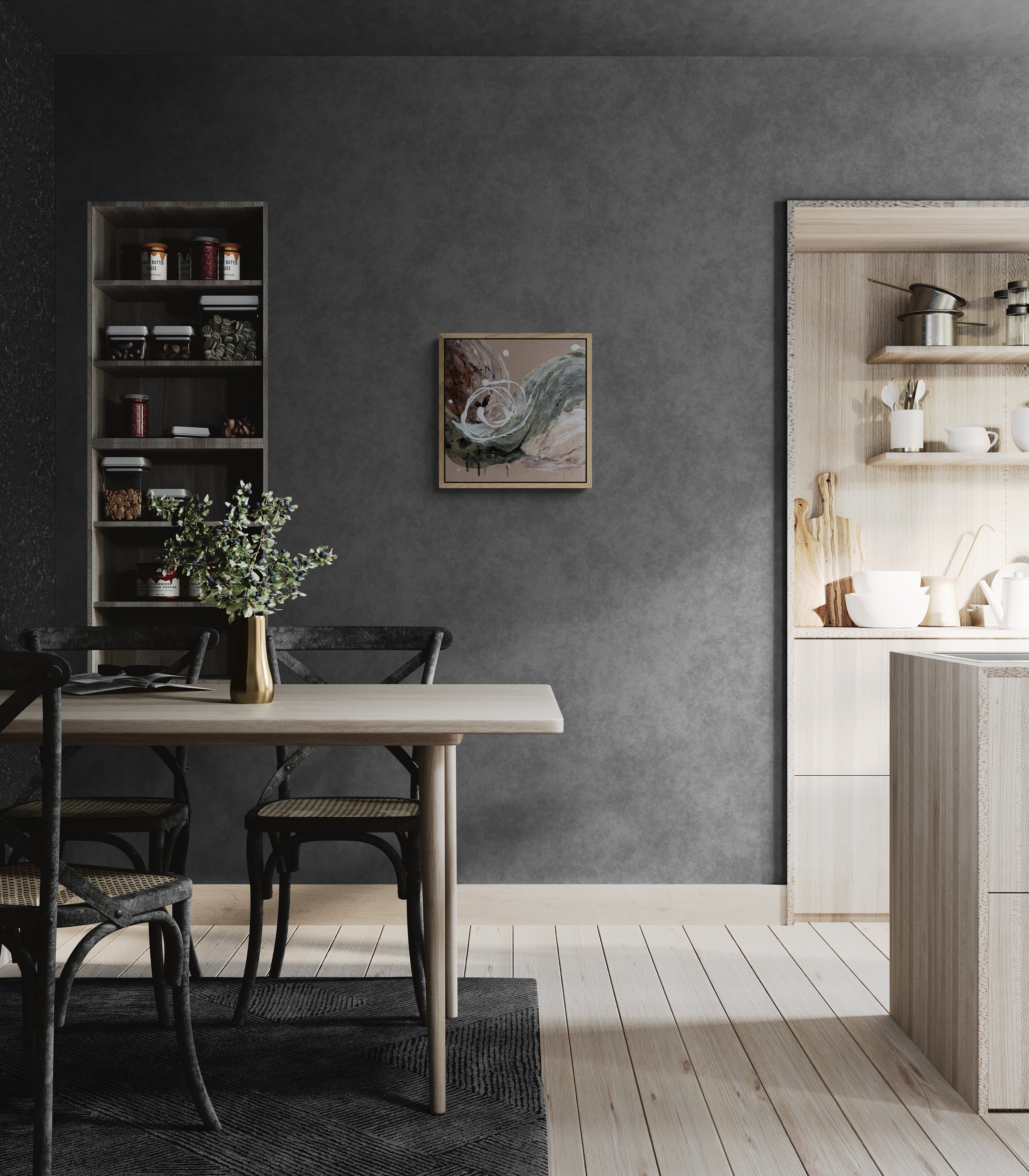 Hidden Garden 30cm x 30cm Original Art