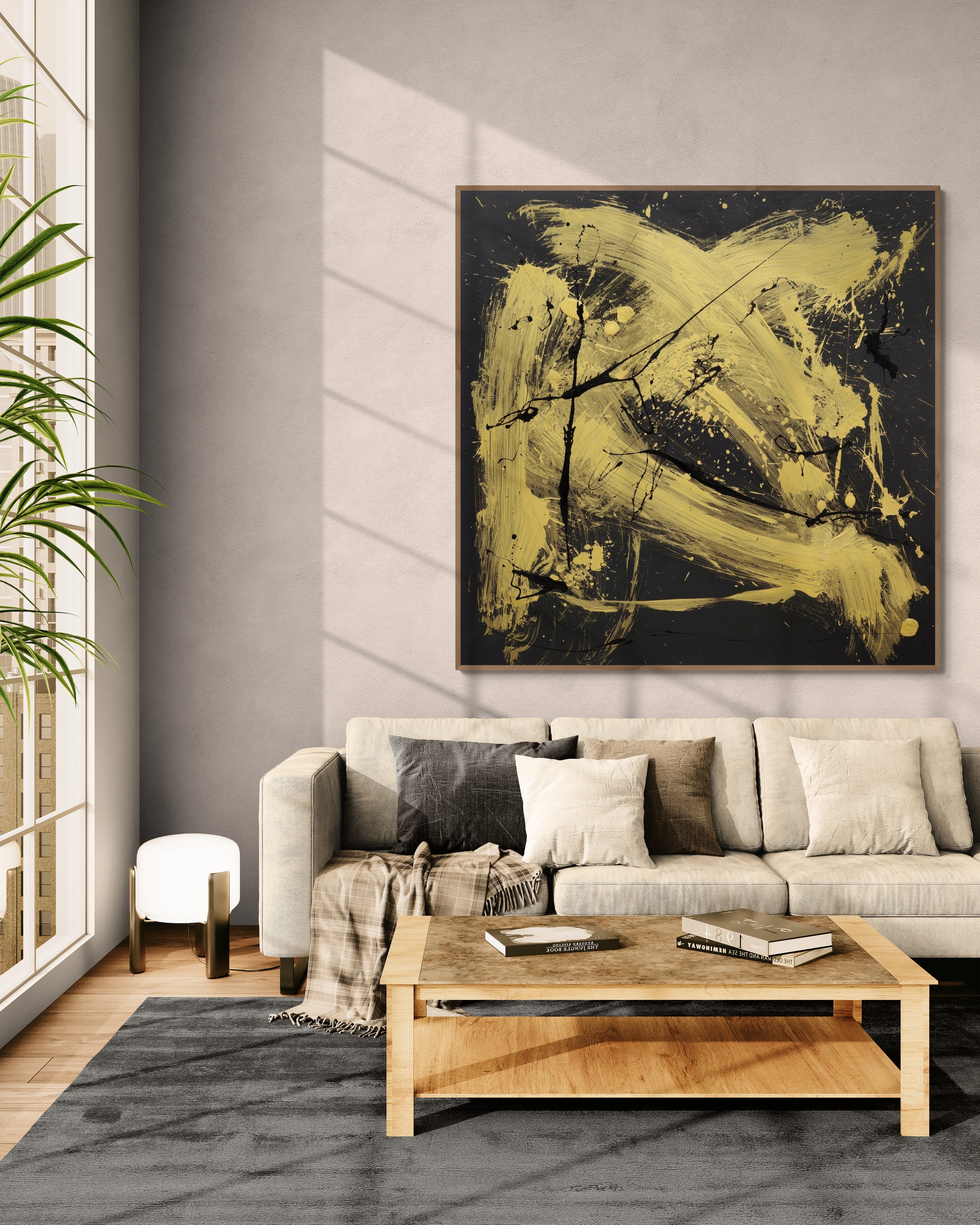 Golden Days- Original Art 120cm x 120cm