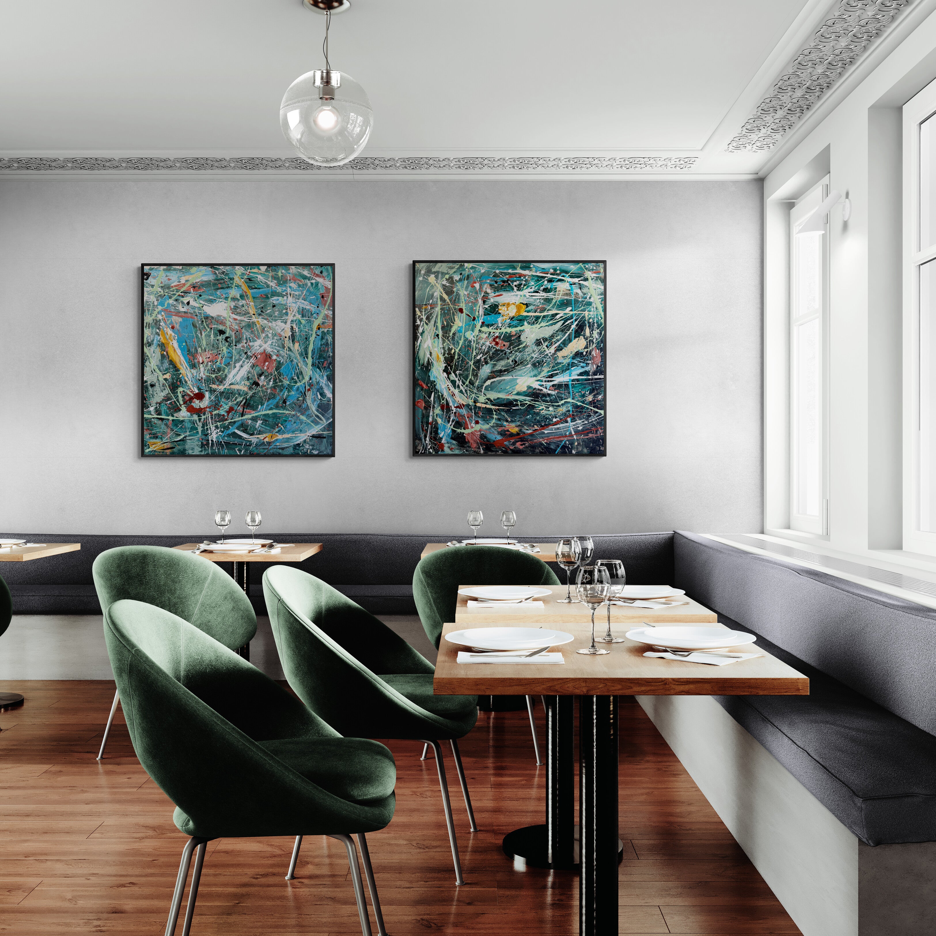 Midnight City- Original Art 91cm x 182cm