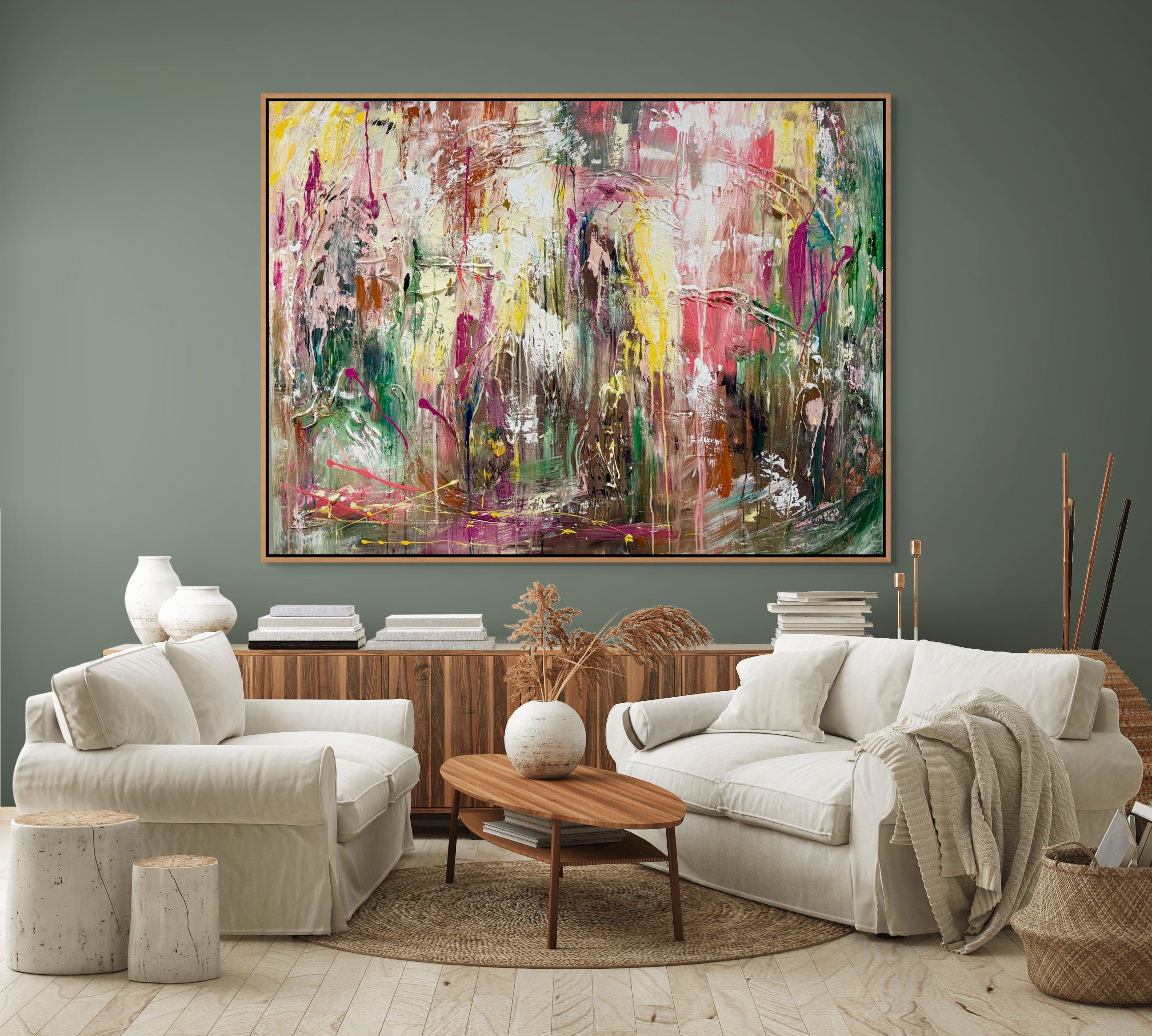 The Garden 120cm x 90cm Original Art