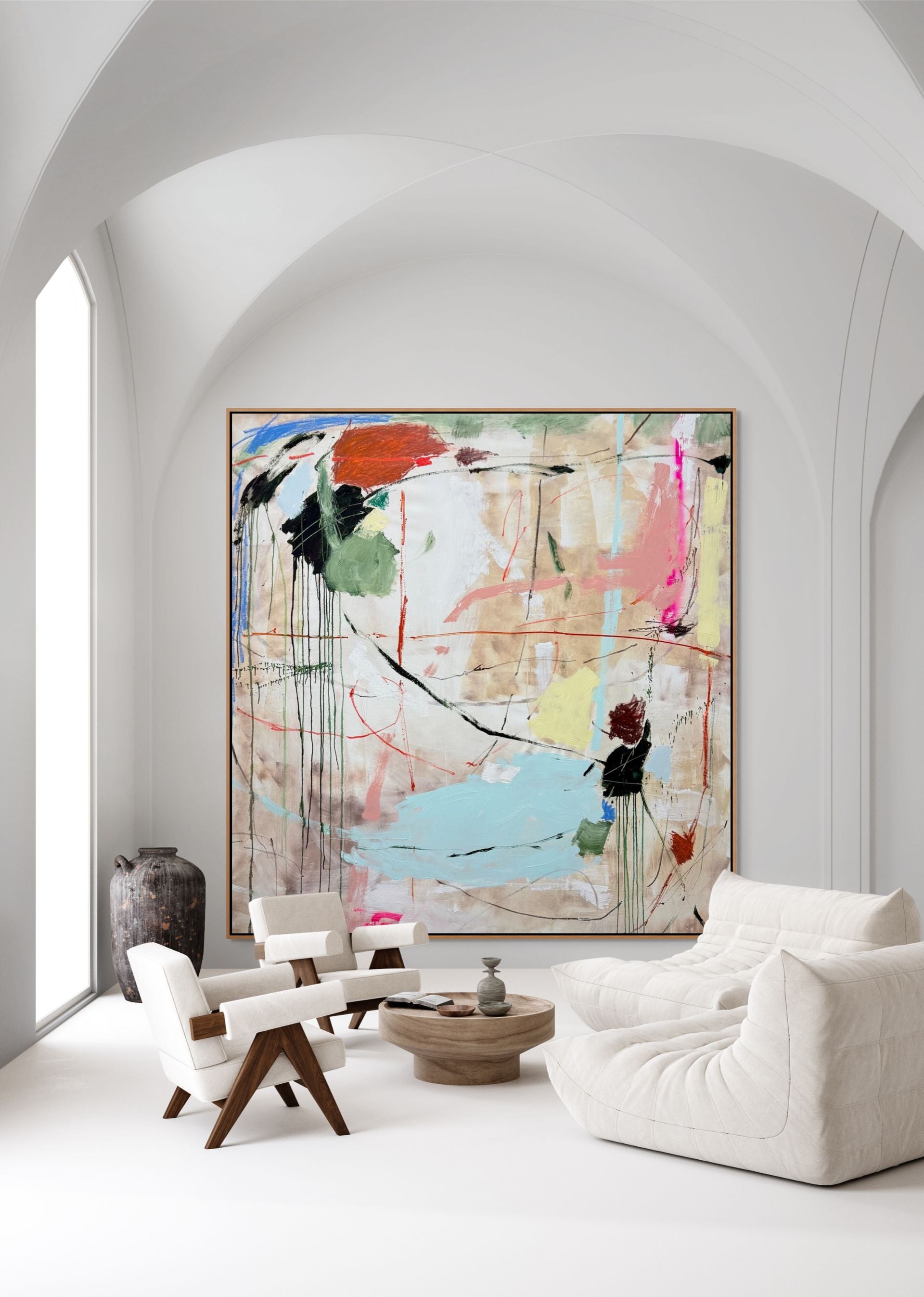 The Good Life-Original Art 200cm x 200cm