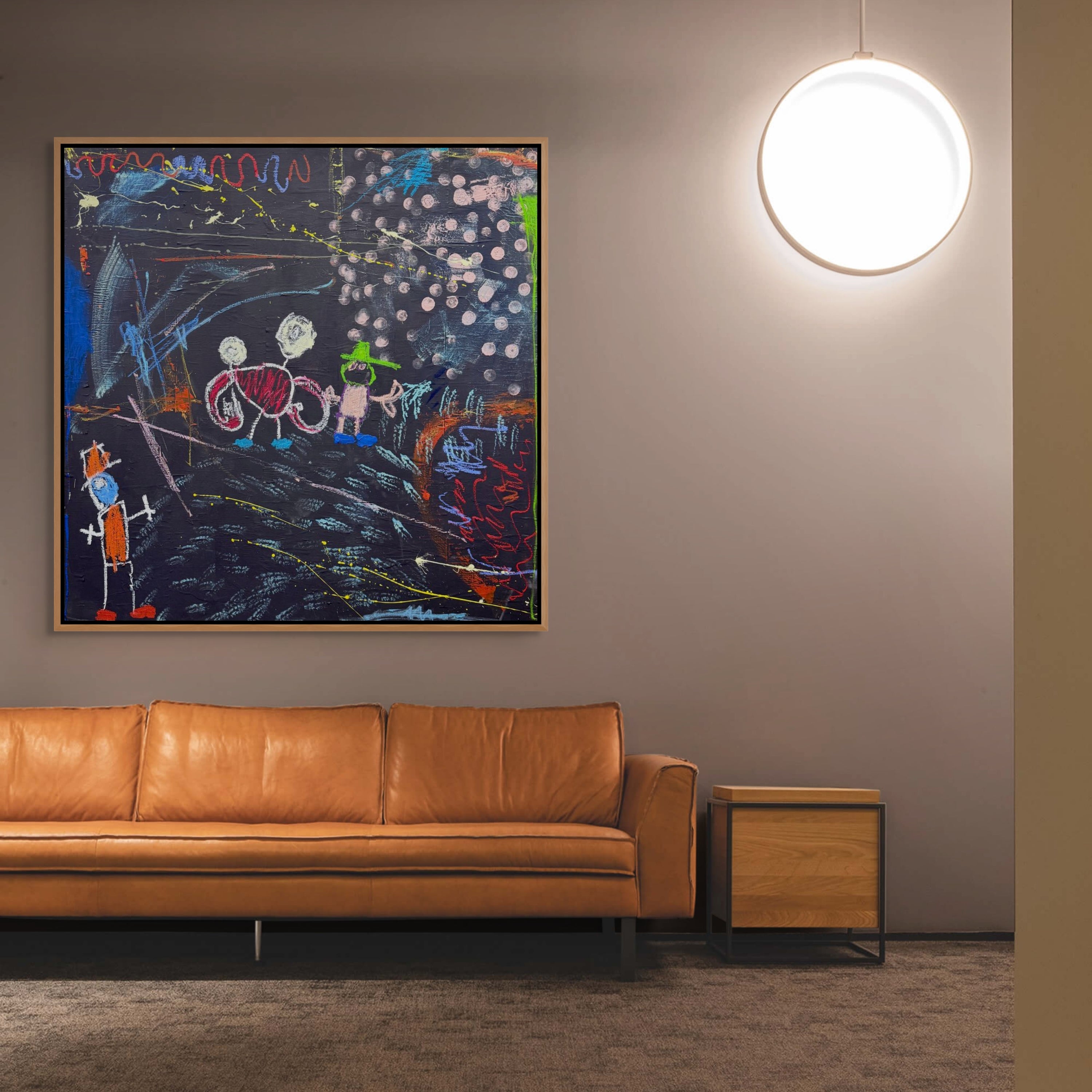 Krabby Patty- Original Art 120cm x 120cm