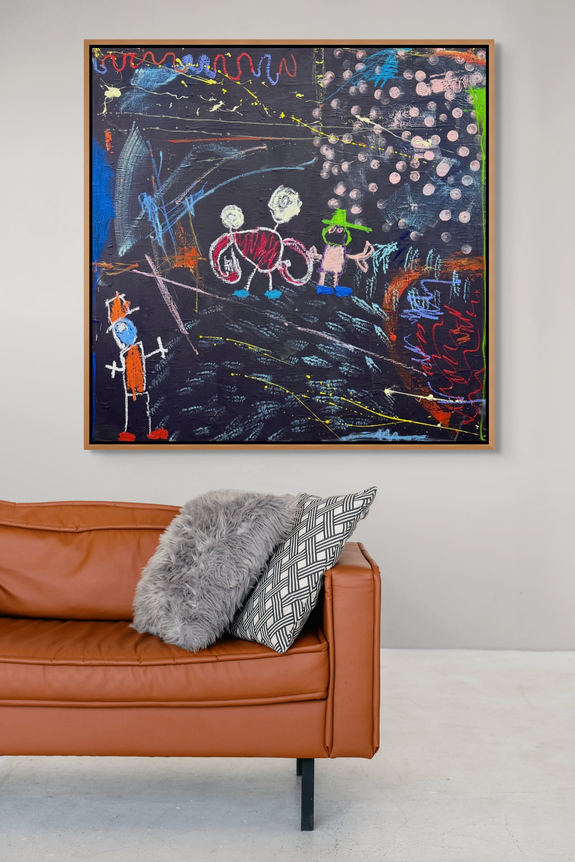 Krabby Patty- Original Art 120cm x 120cm
