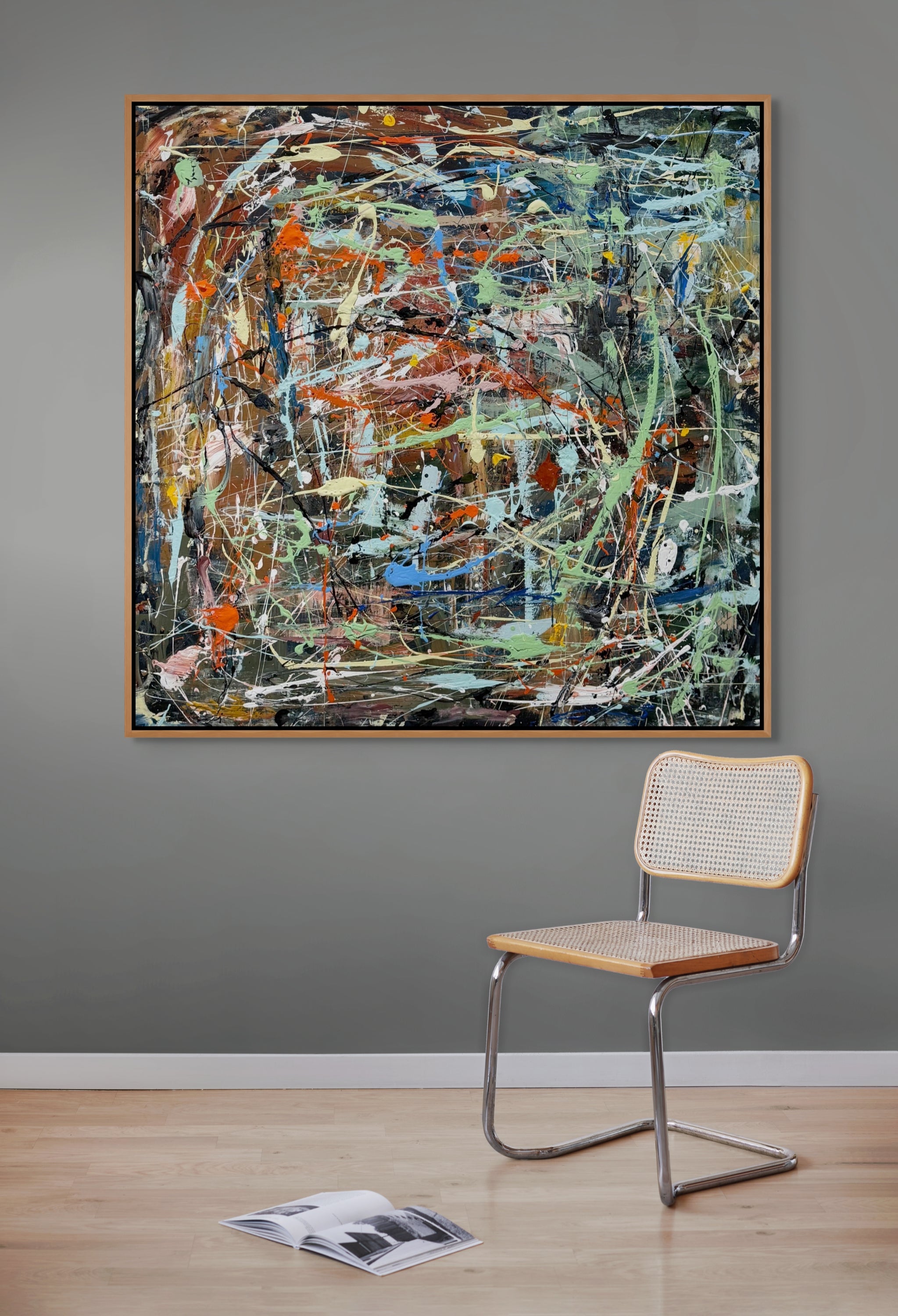 The Enchanted Garden- Original Art 120cm x 120cm