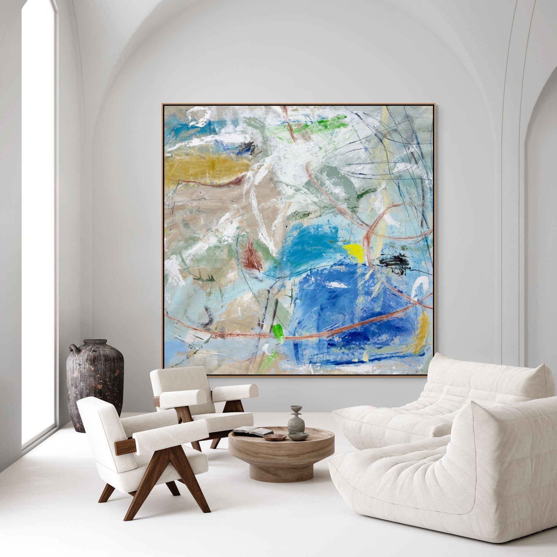 Island in the Sun-Original Art 185cm x 185cm