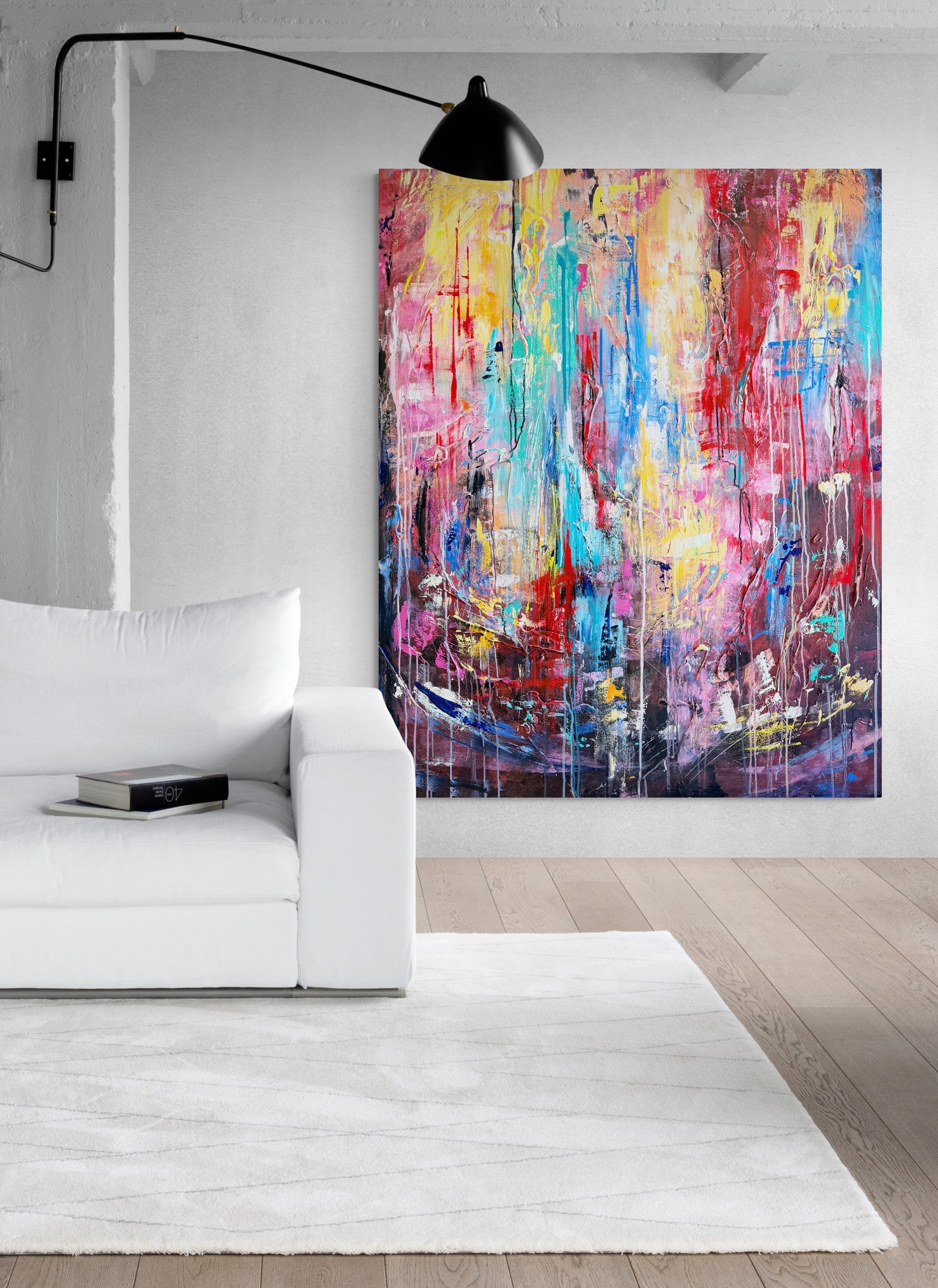 Looking out from within 152cm x 122cm Original Art