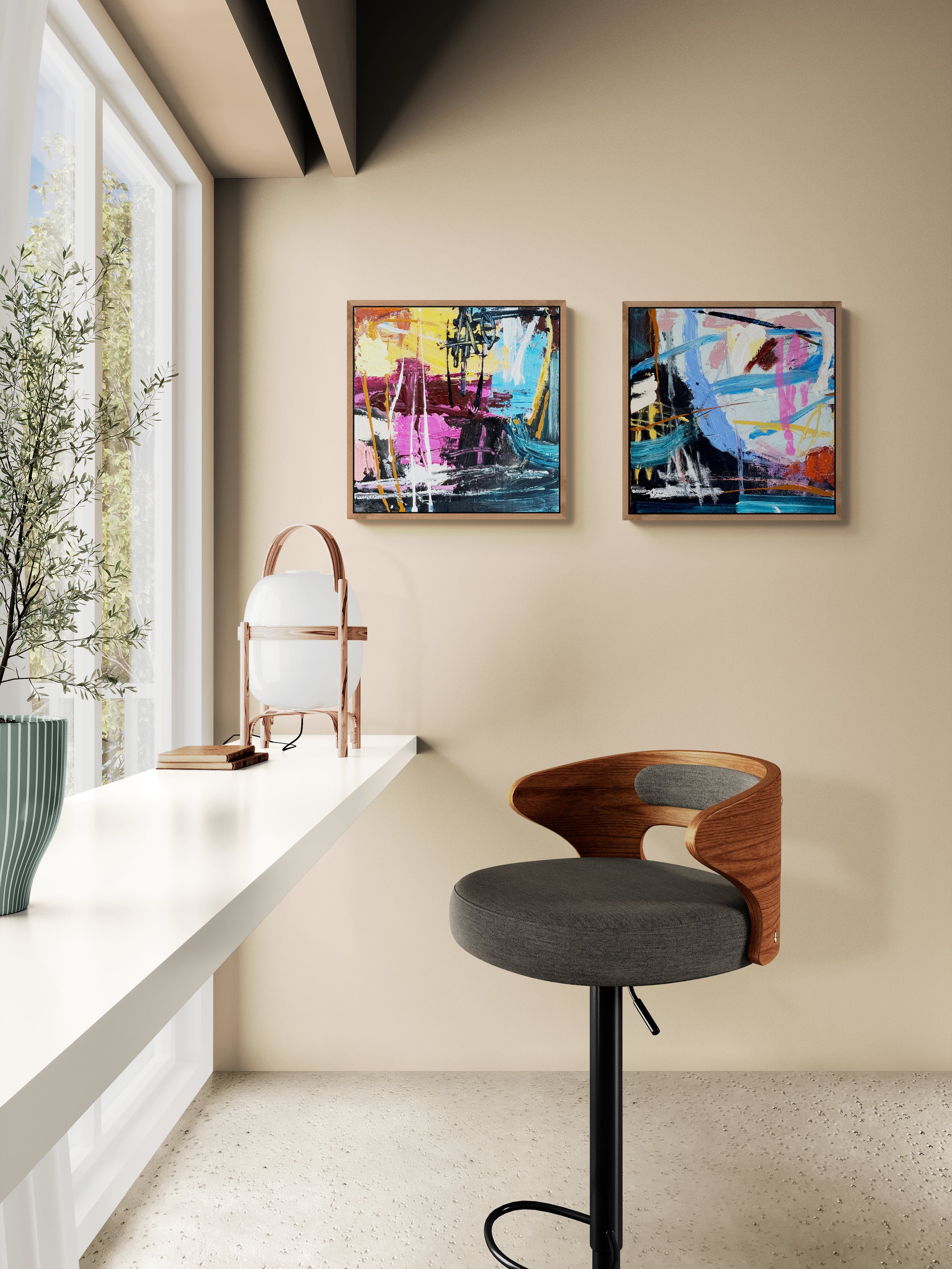 Moonlight 30cm x 60cm Original Art