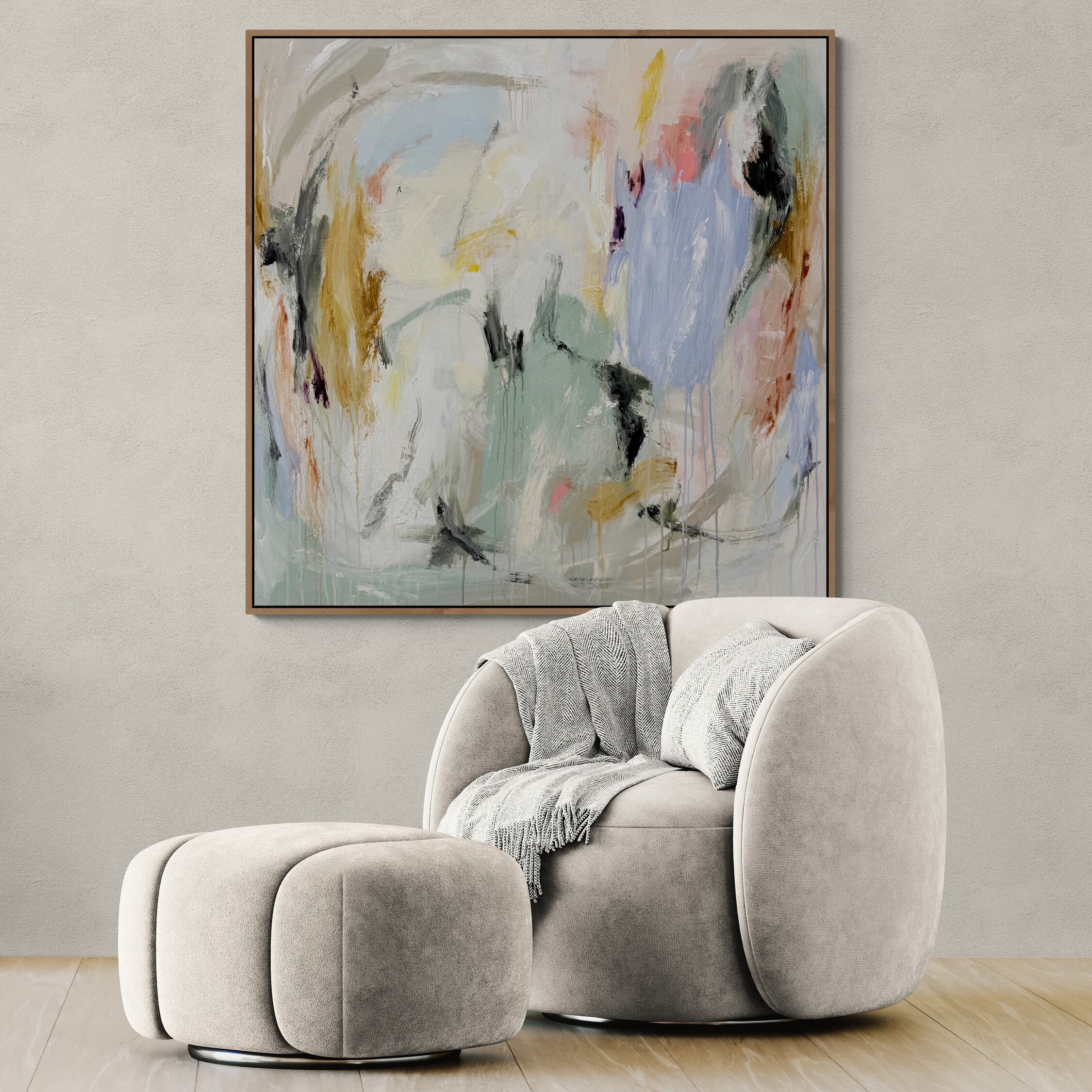 The Secret Garden 120cm x 120cm Original Art