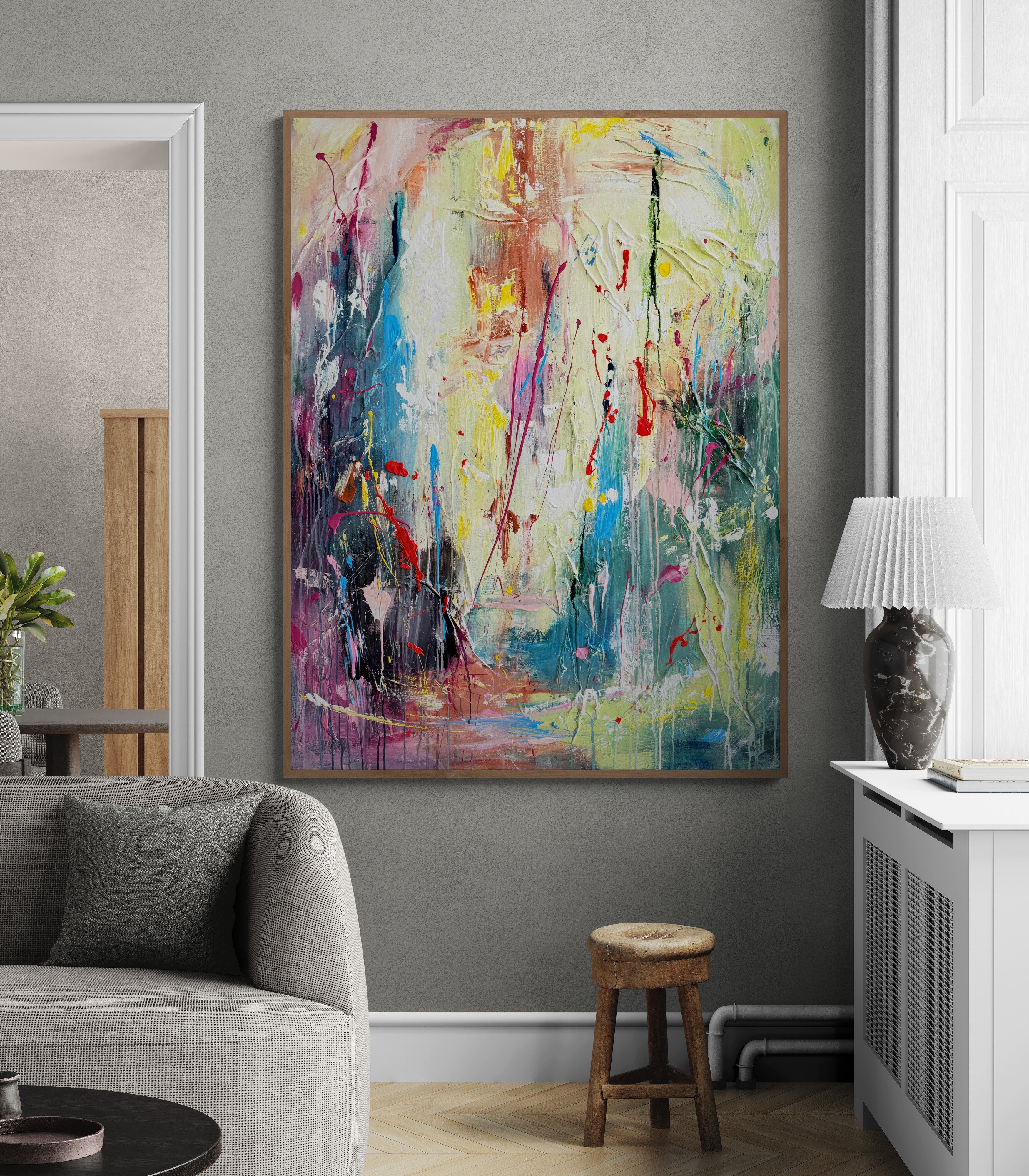 The Blue Lagoon 120cm x 90cm Original Art