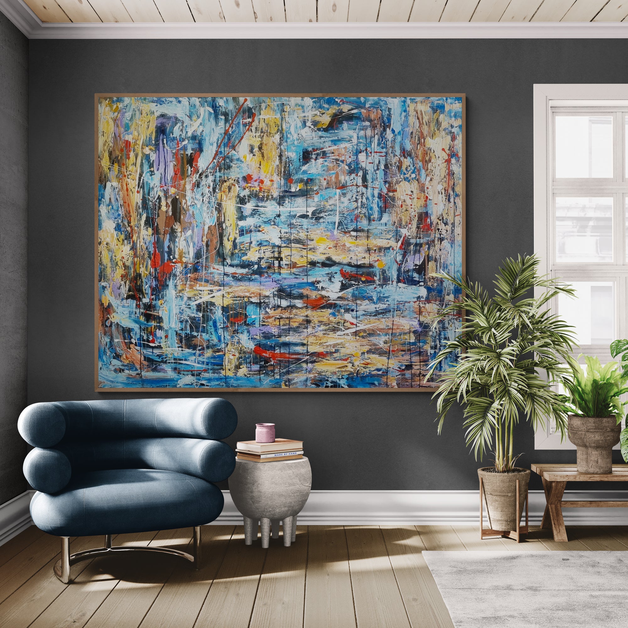 The Riverside 152cmx 122cm  Original Art