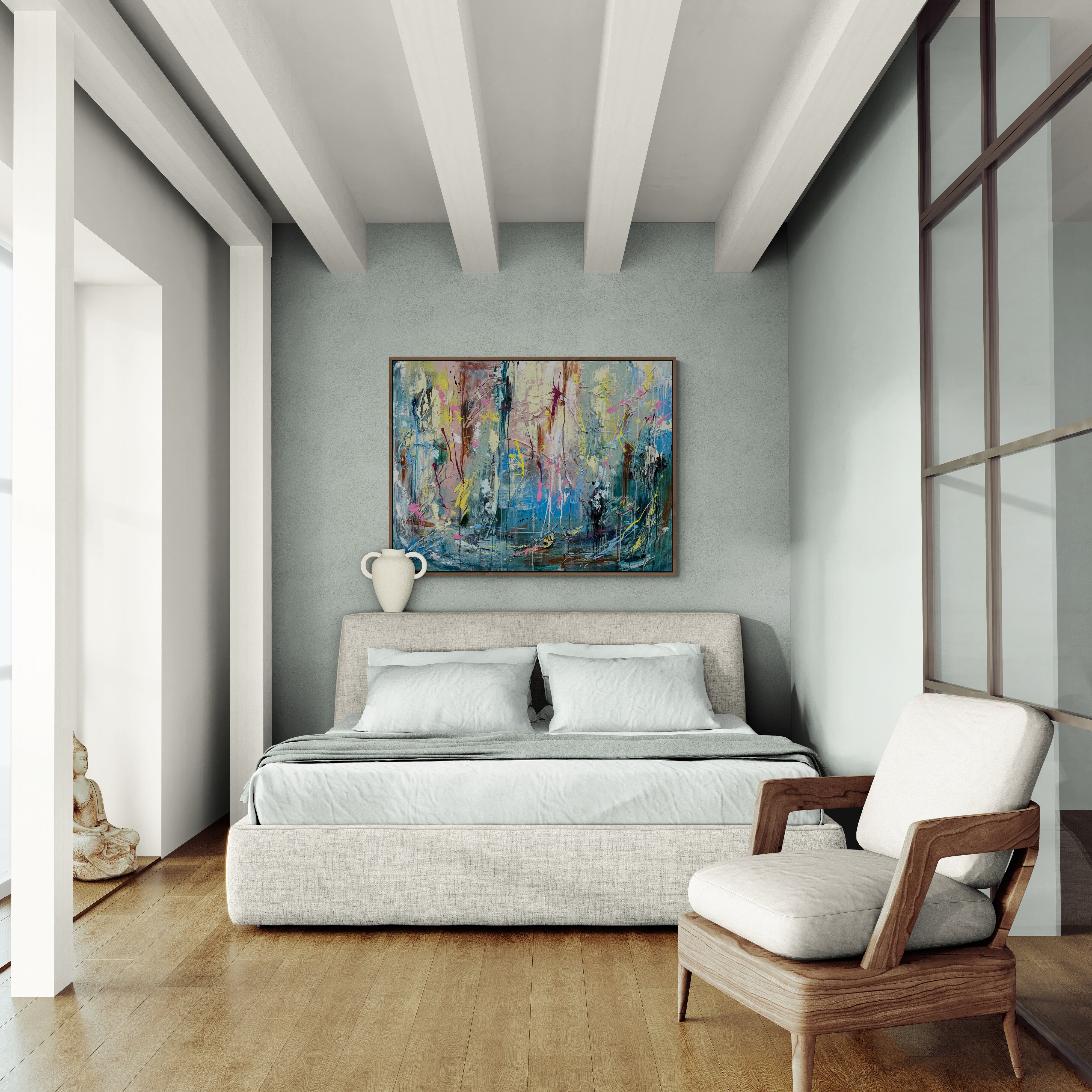 Spring Vacation 120cm x 90cm Original Art