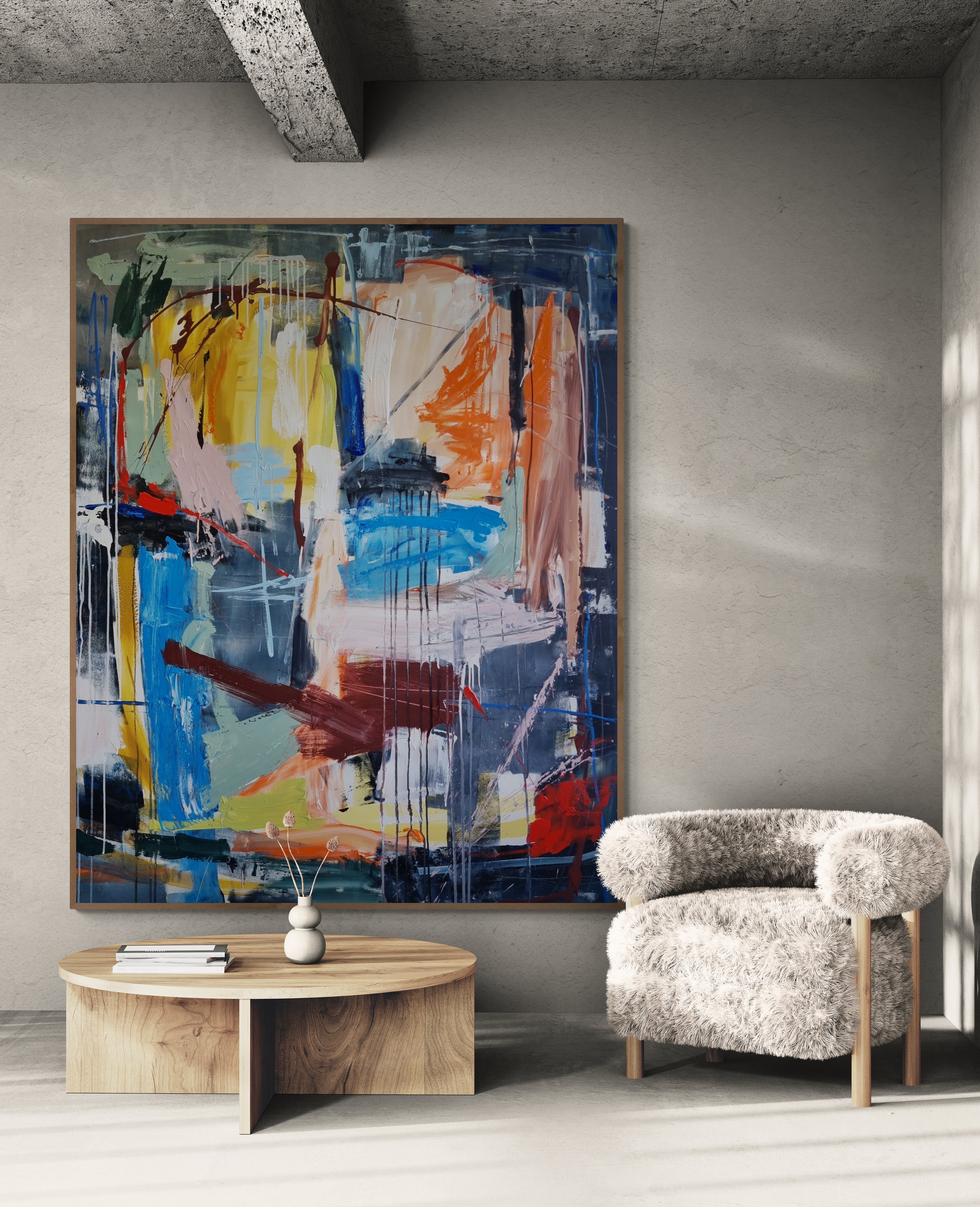 Thor's Hammer 152cm x 122cm Original Art