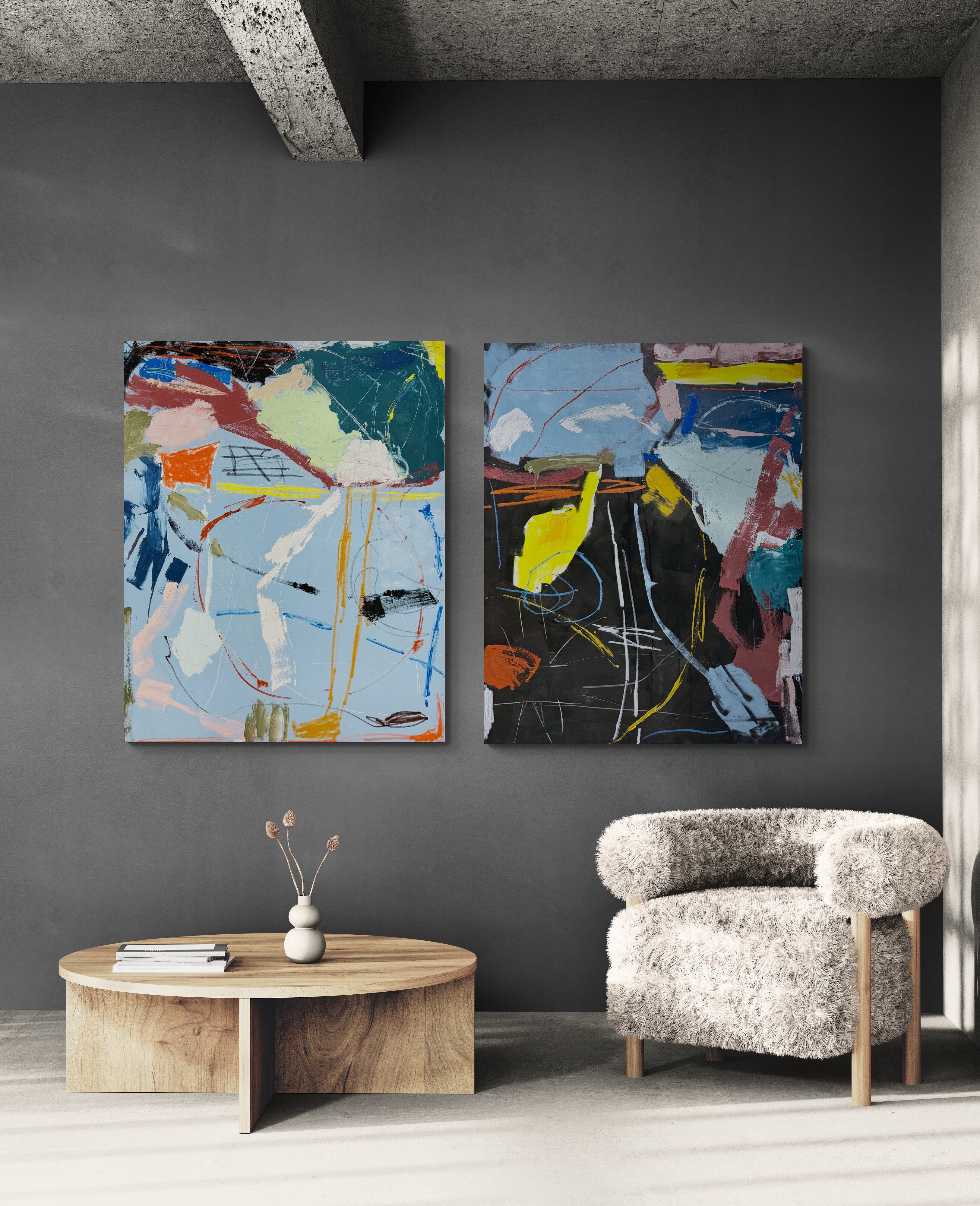 Love me, love me not- Set of 2 - Limited Edition Print
