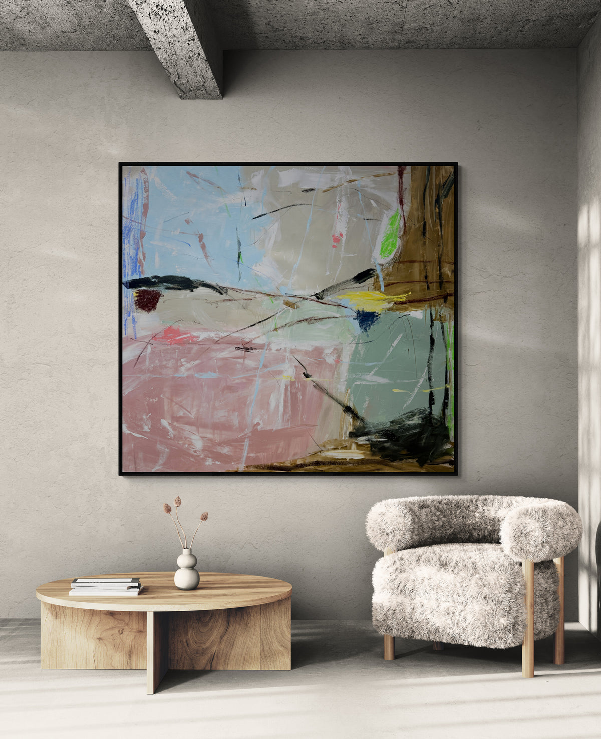 Room With The View 170cm x 150cm Original Art