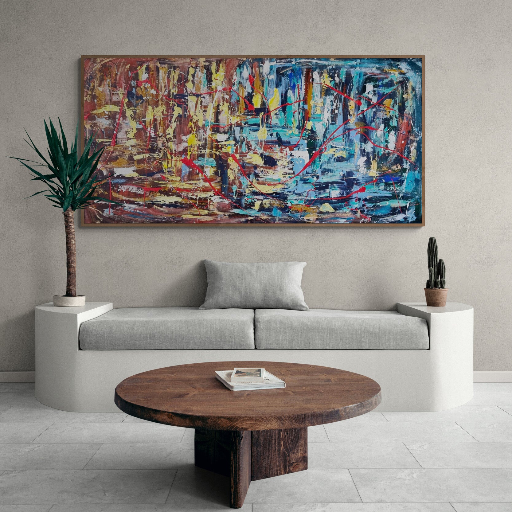 Eighteen Shots - Original Art 182cm x 90cm