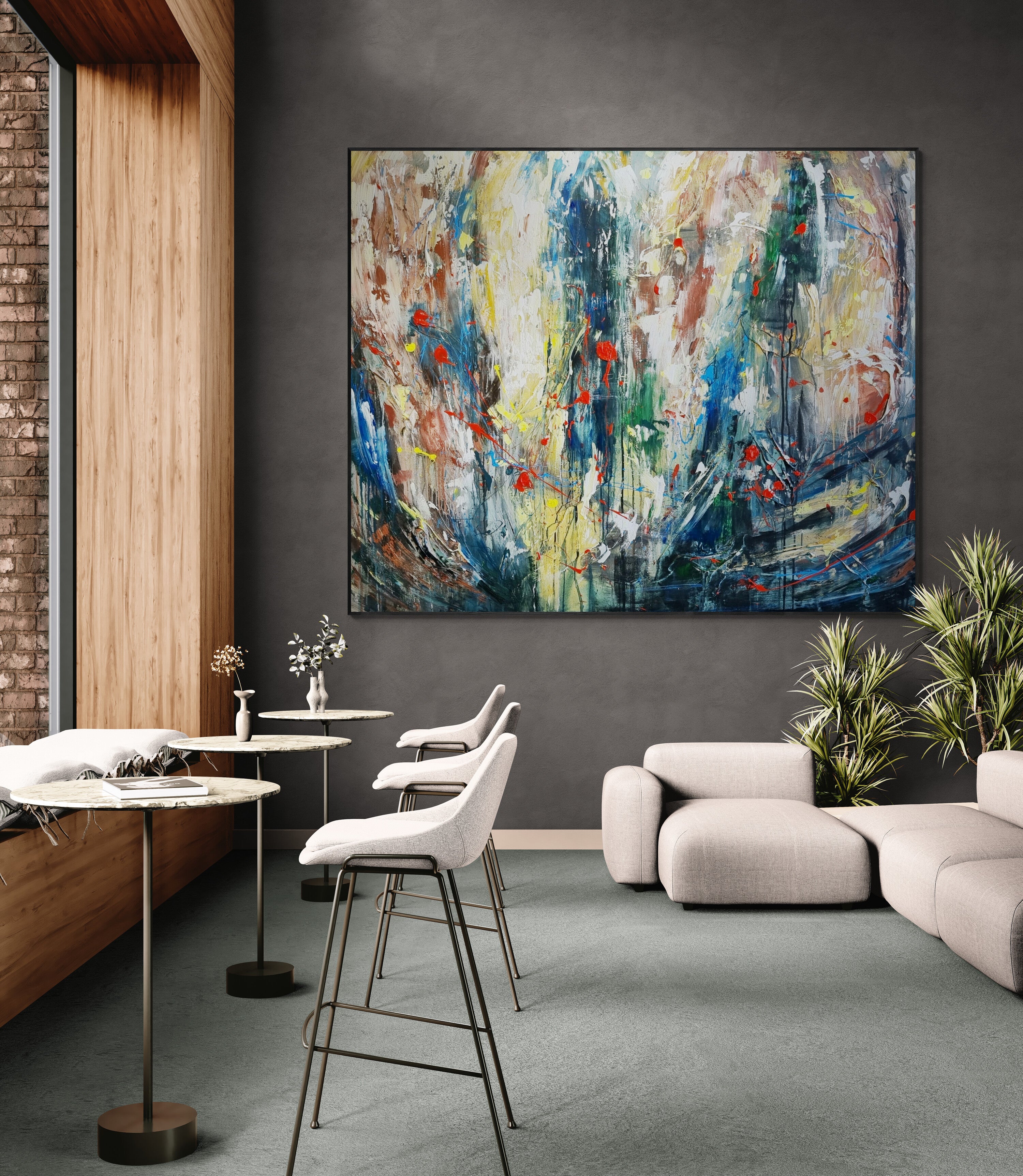 A View from the Window 152cm x 122cm Original Art