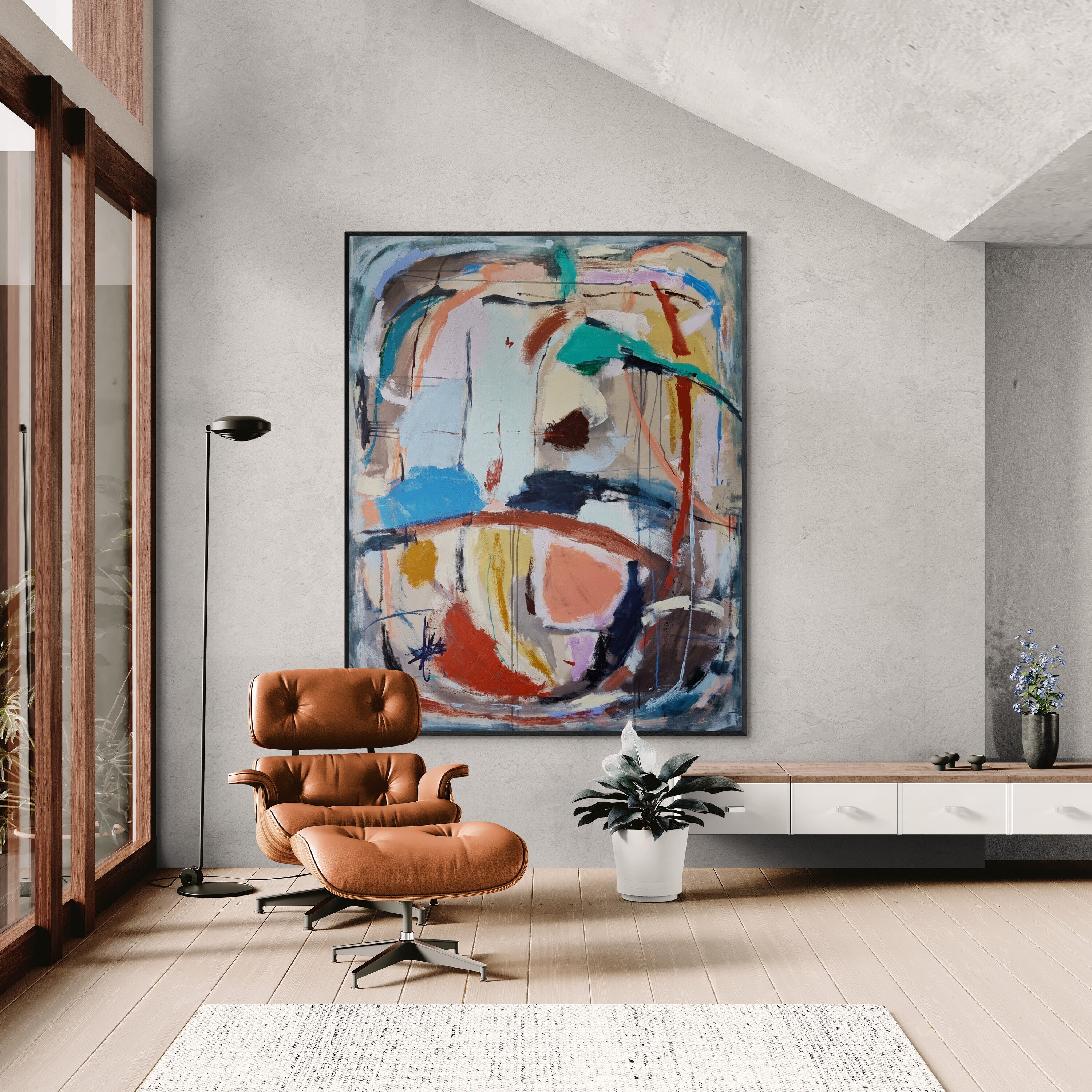 Bridges 152cm x 122cm Original Art