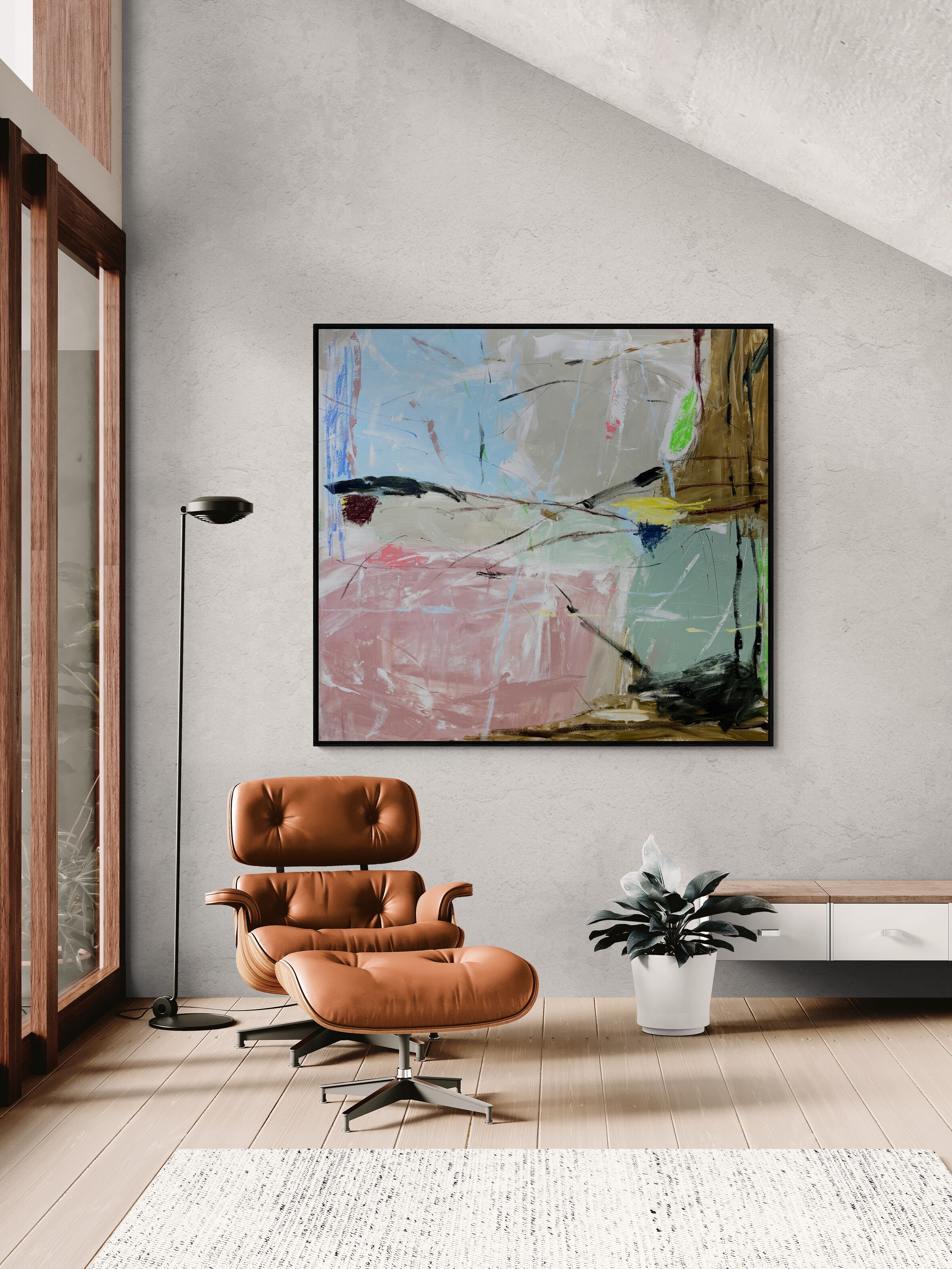 Room With The View 170cm x 150cm Original Art