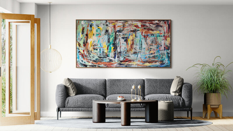 Sail Boats 182cm x 122cm Original Art