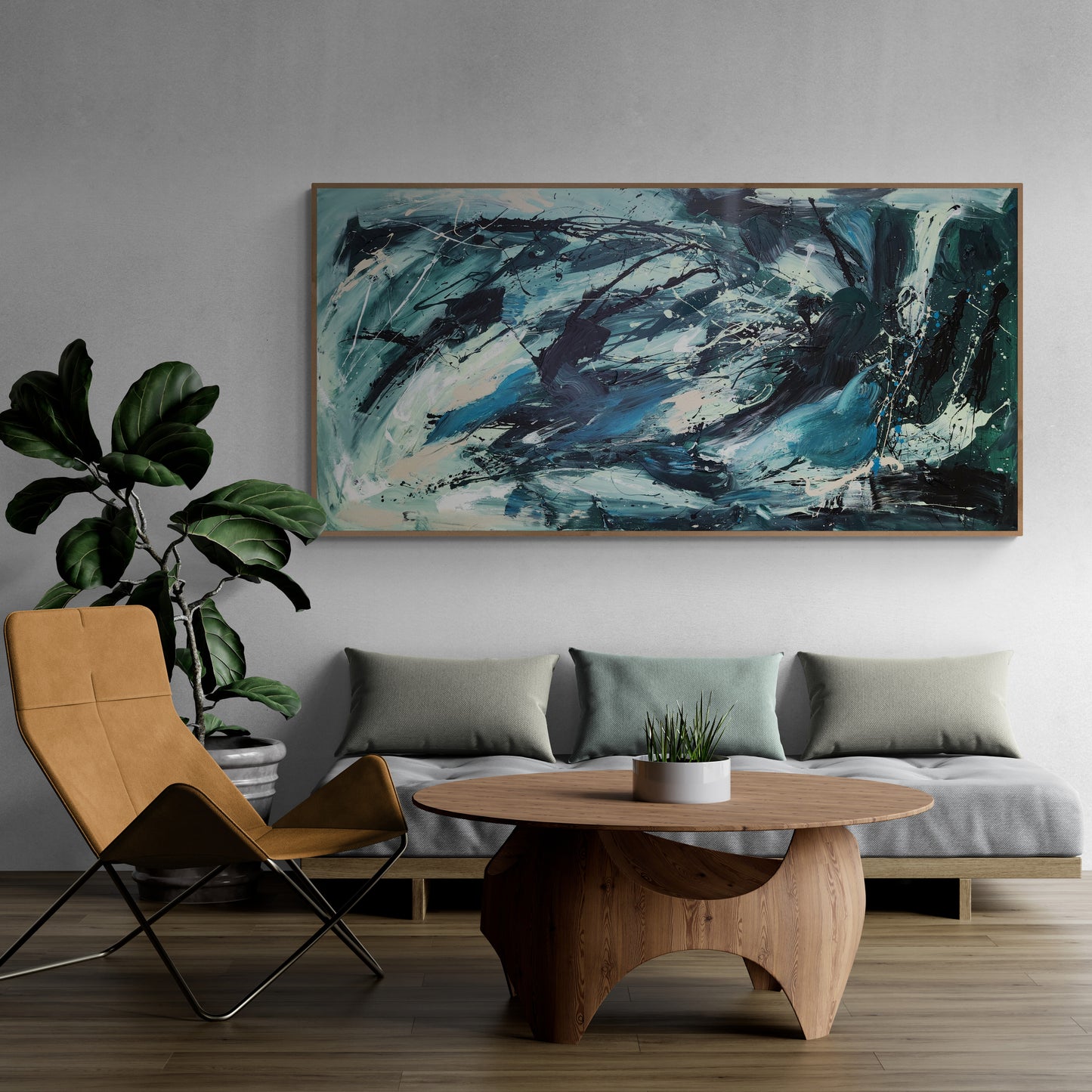 Emerald River- Original Art 182cm x 90cm