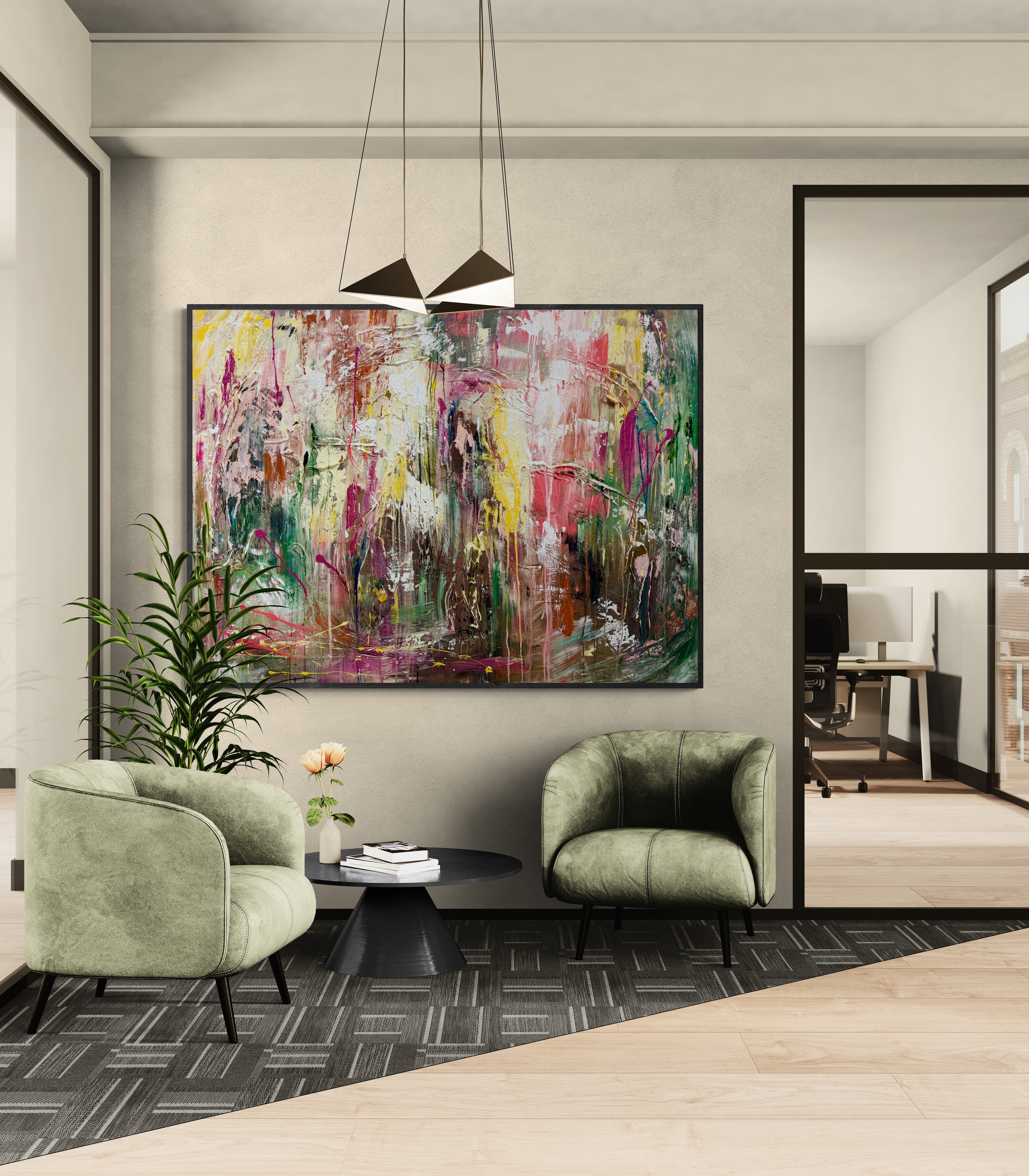 The Garden 120cm x 90cm Original Art