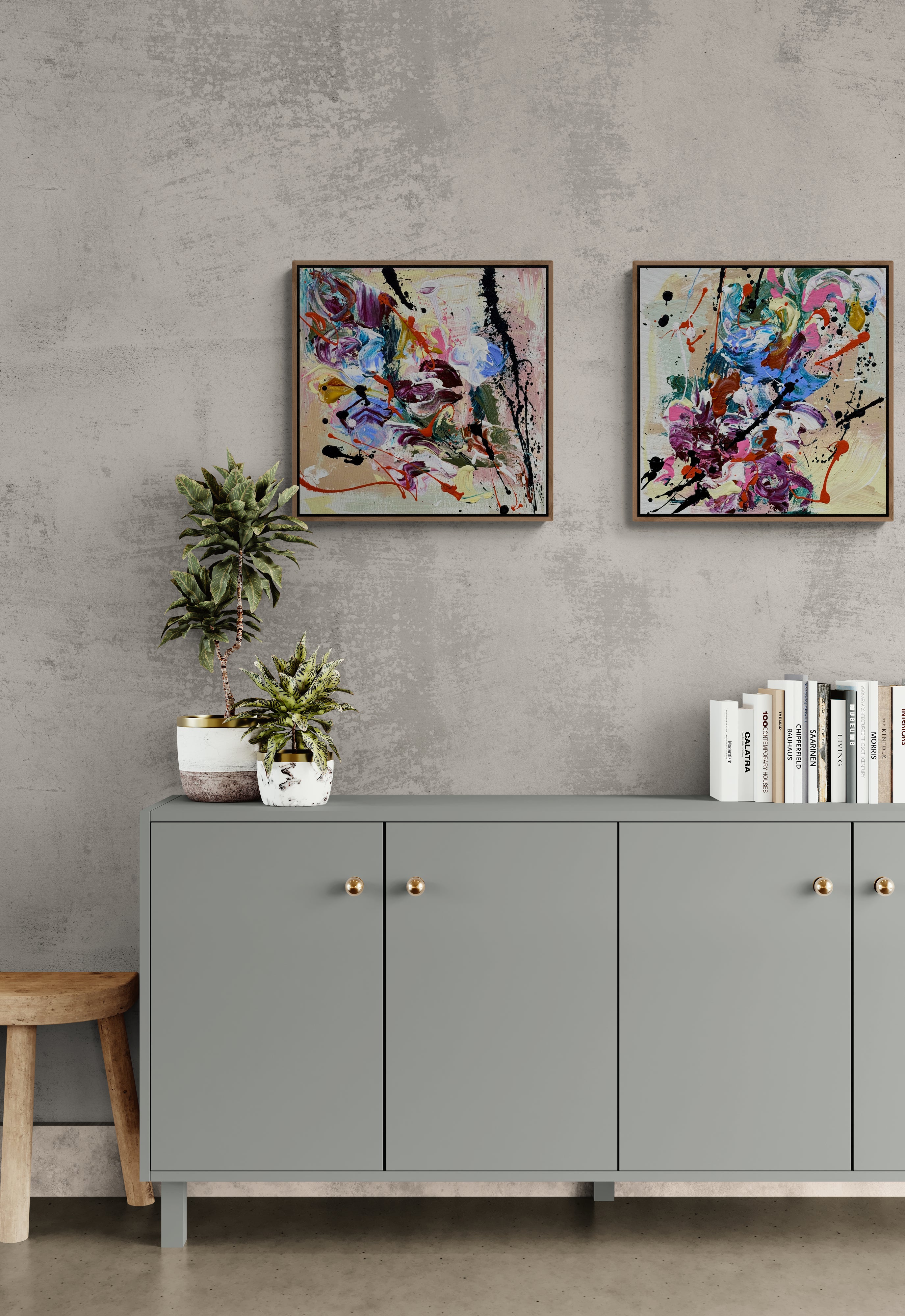 In Bloom 30cm x 60cm Original Art