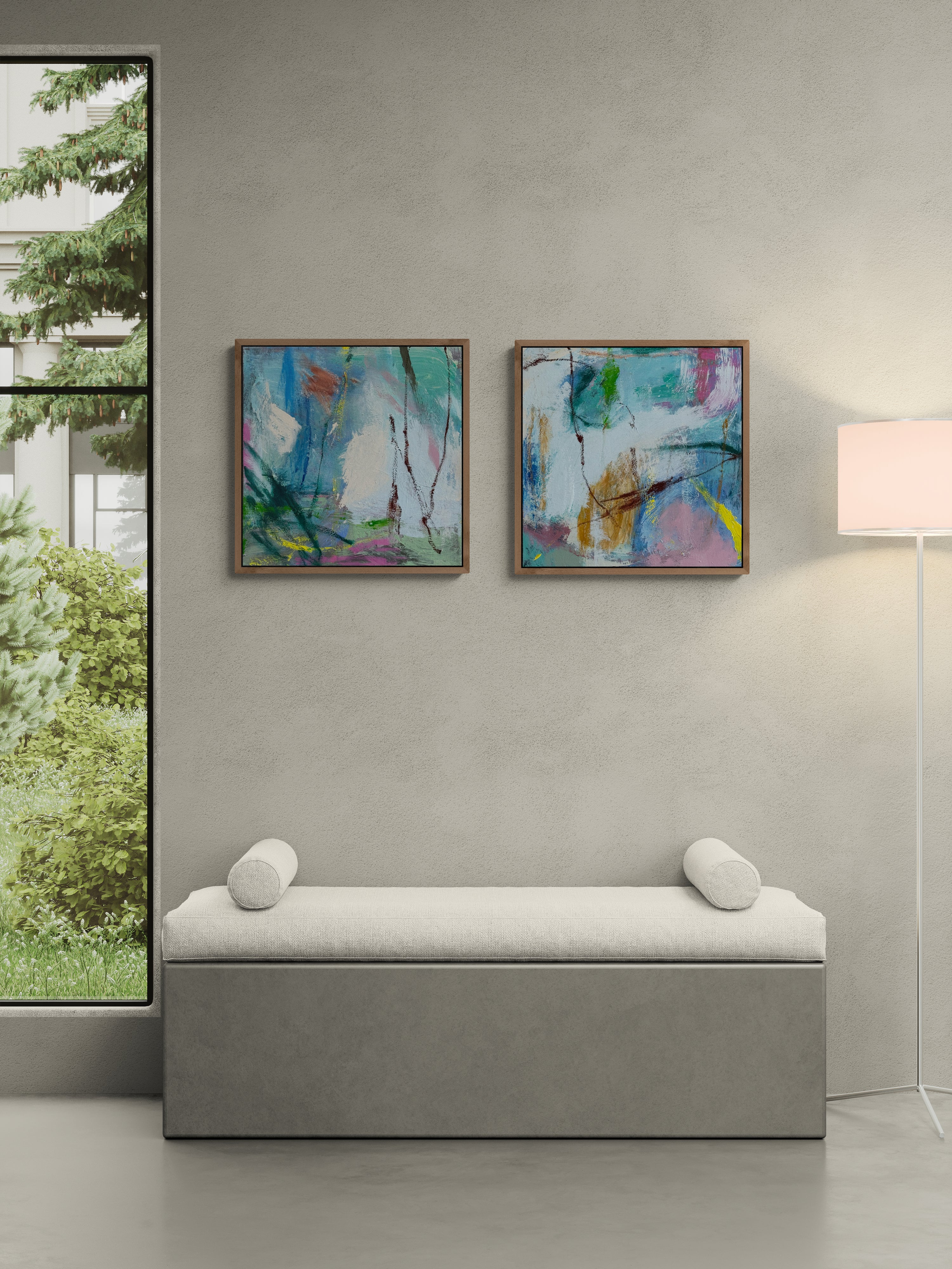 With Love From The Sea 30cm x 60cm Original Art