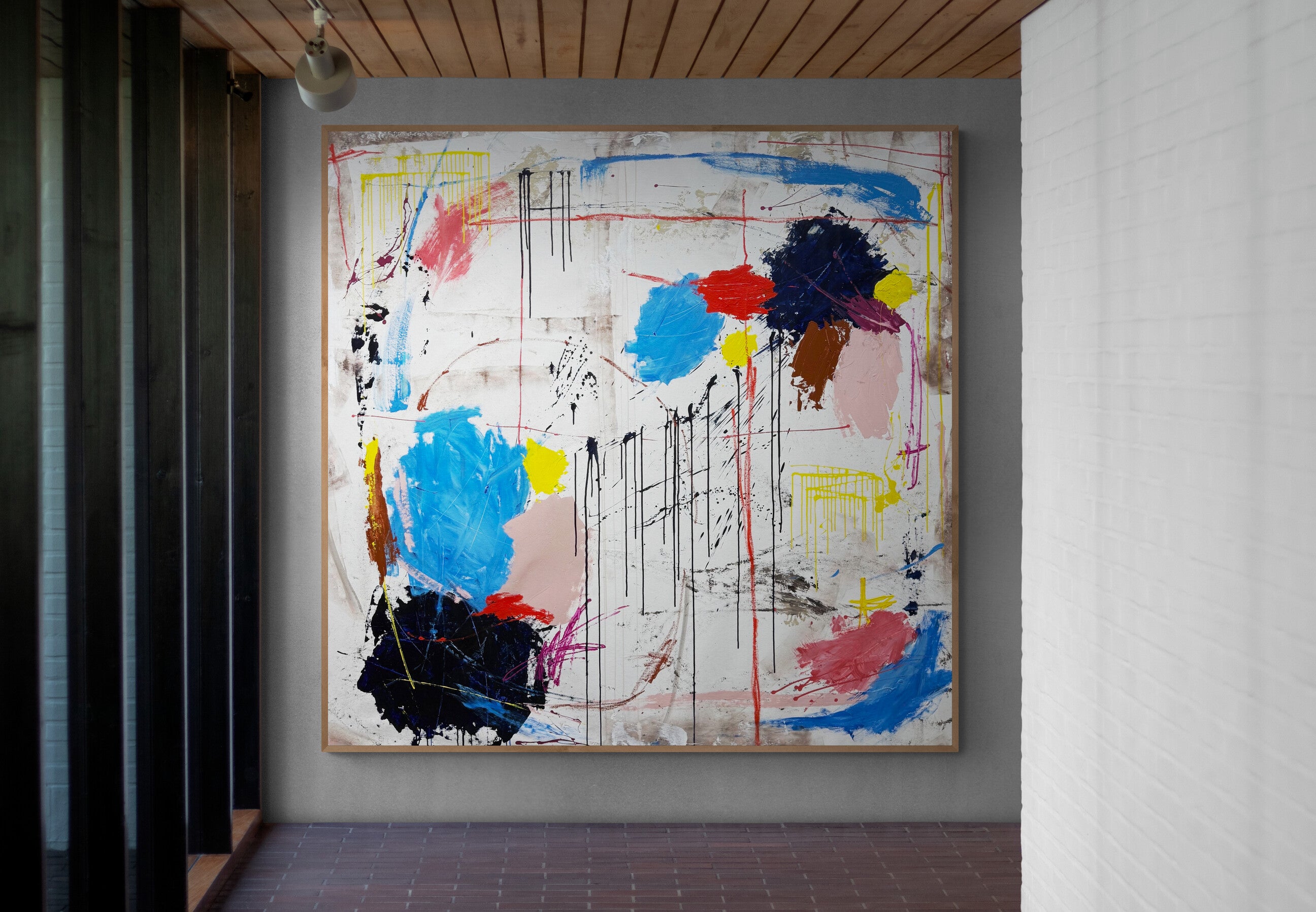 Three Little Birds Original Art 200cm x 200cm