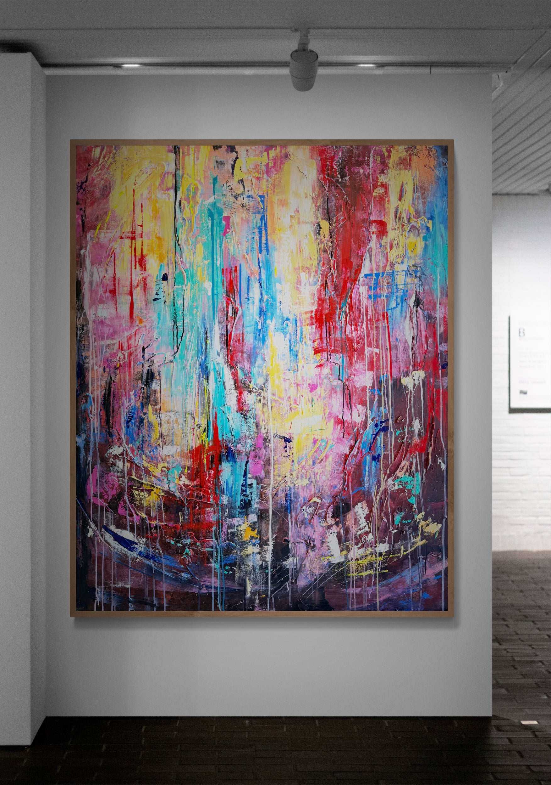 Looking out from within 152cm x 122cm Original Art