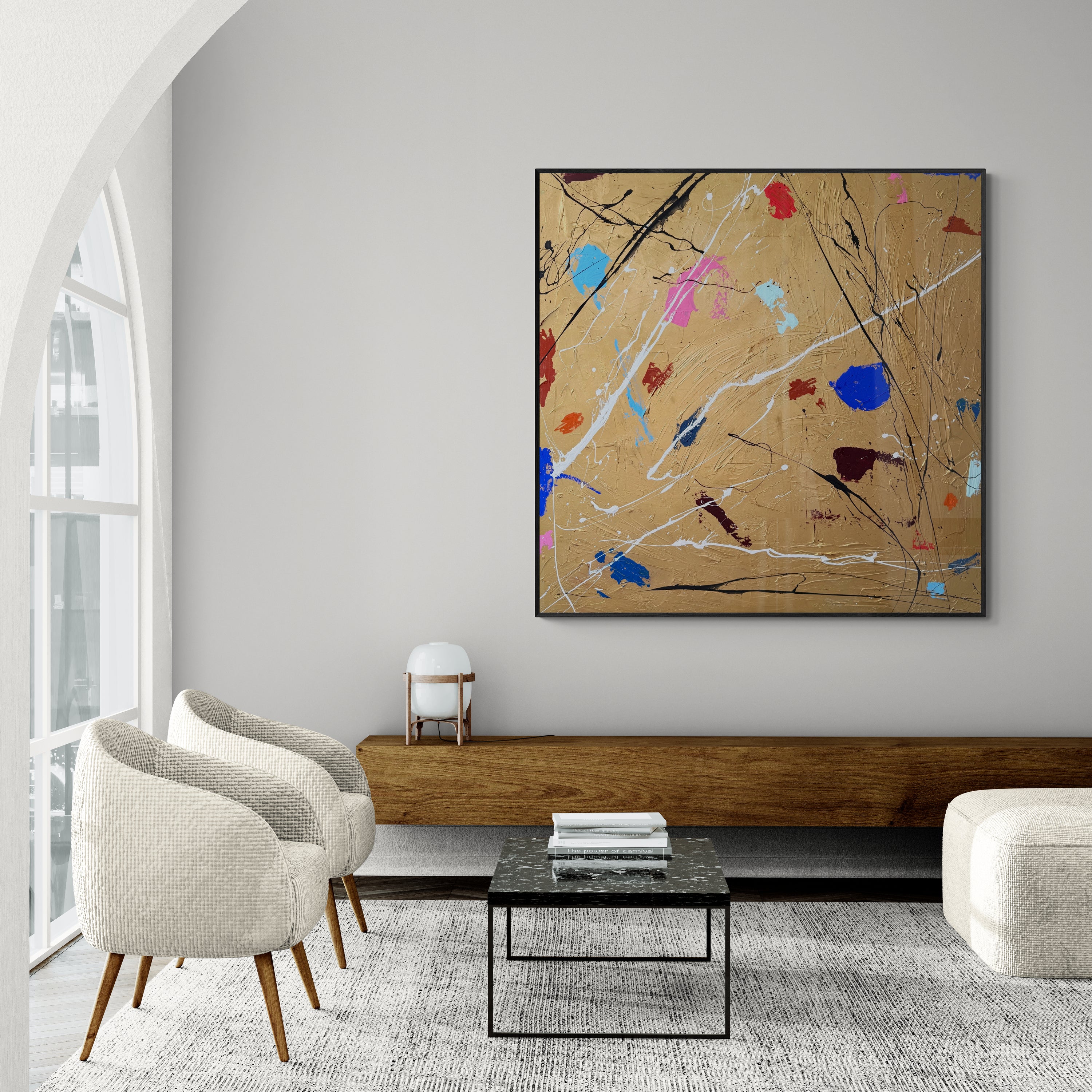 The Baloon Party- Original Art 110cm x 110cm