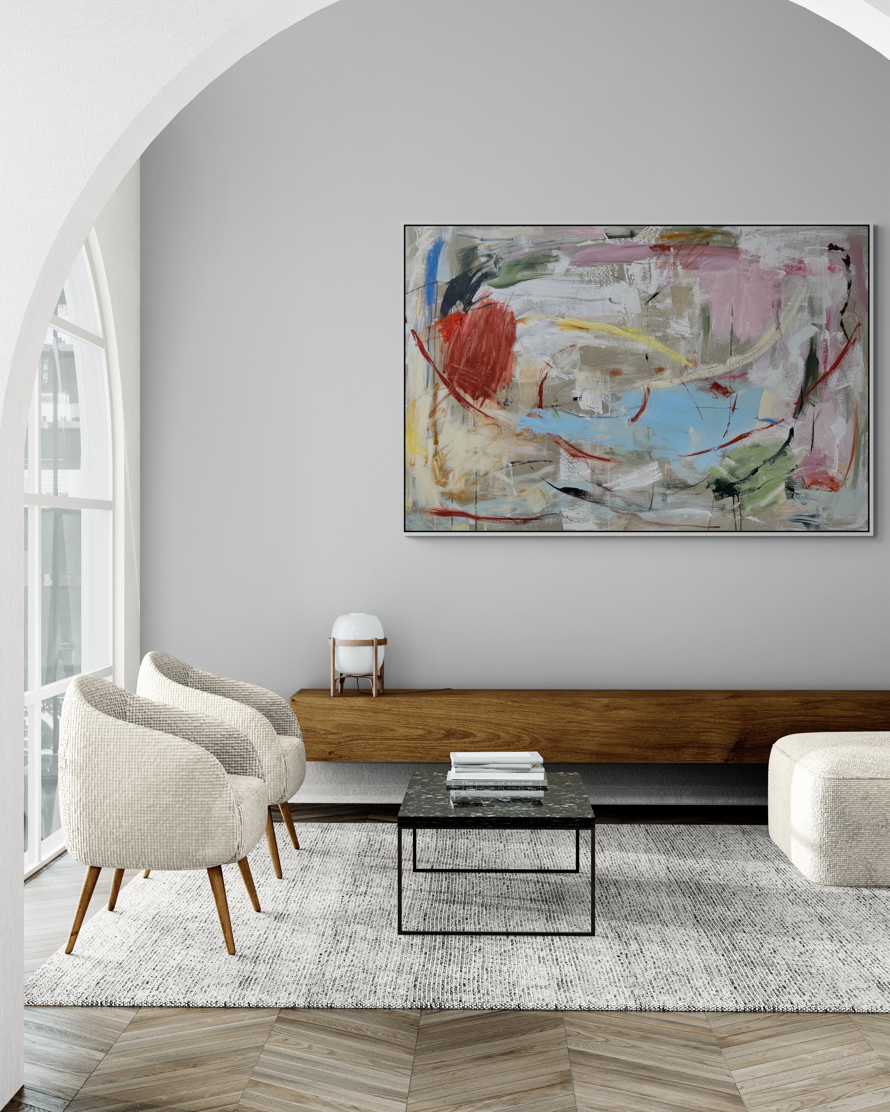 The Whale and The Rooster 150cm x 100cm Original Art