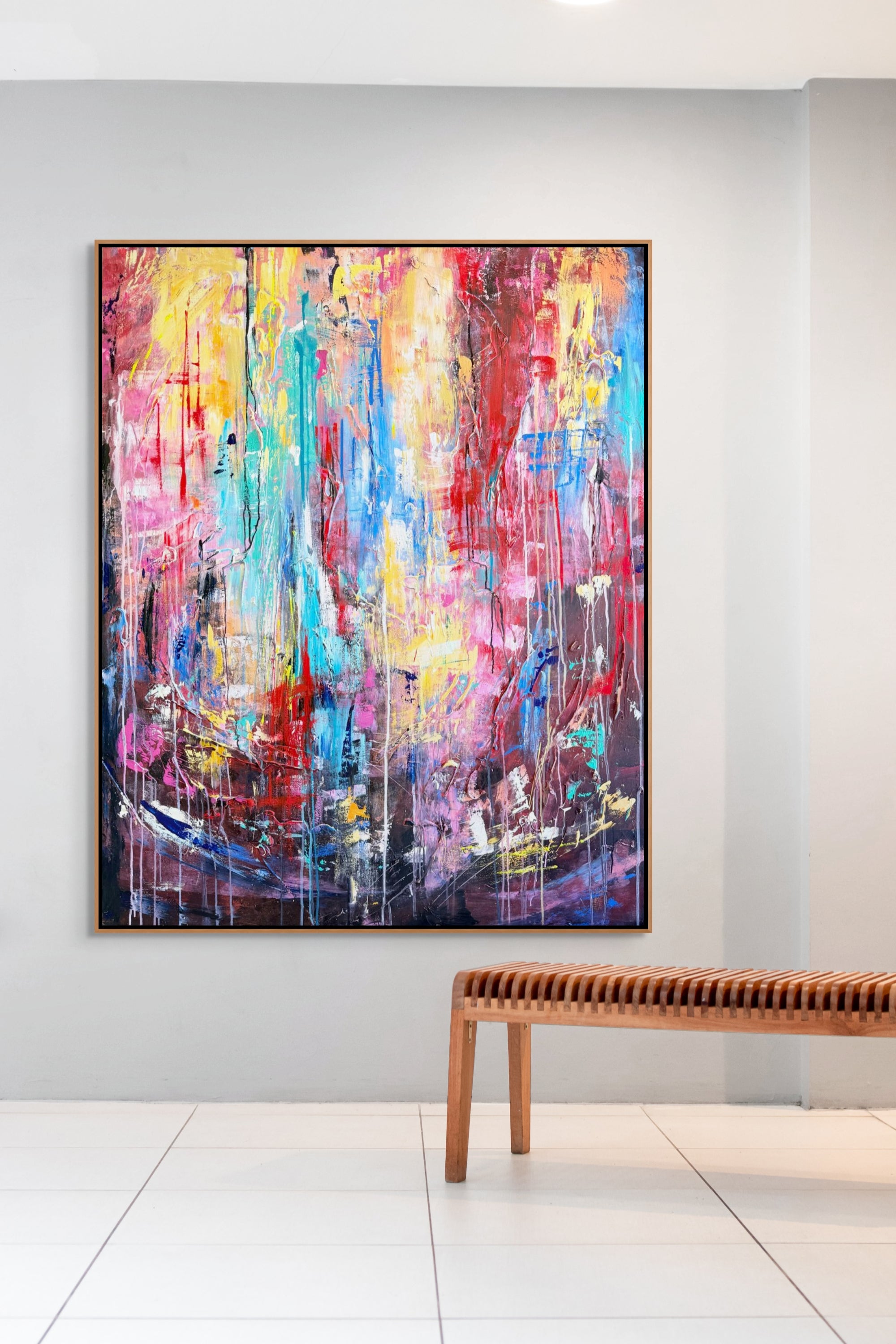 Looking out from within 152cm x 122cm Original Art