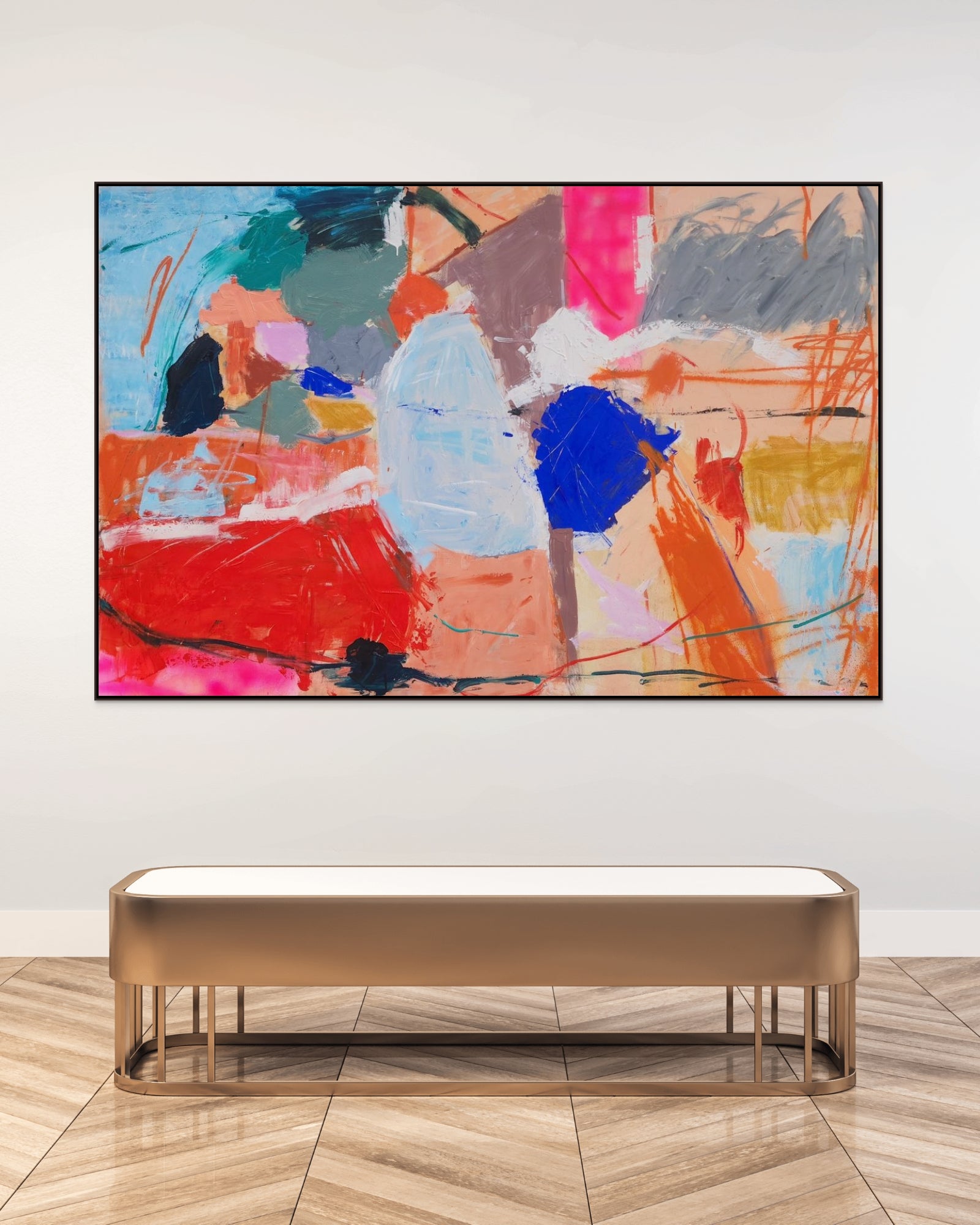 L'amour est blue 182cm x 122cm Original Art