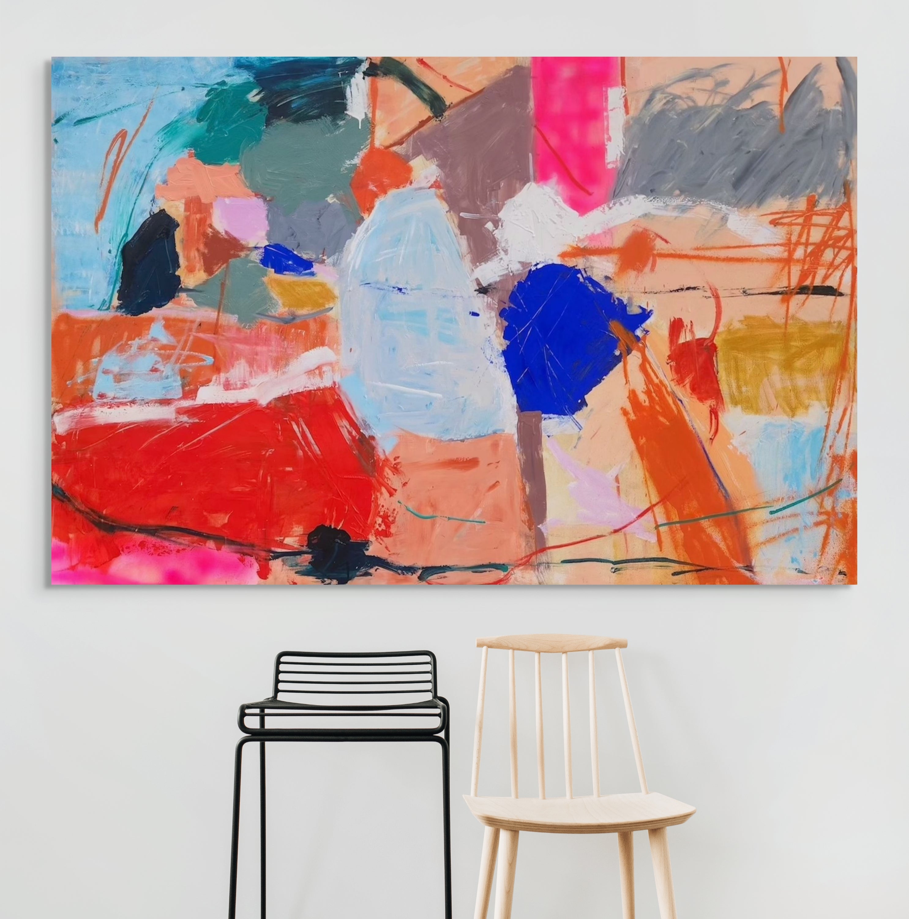 L'amour est blue 182cm x 122cm Original Art