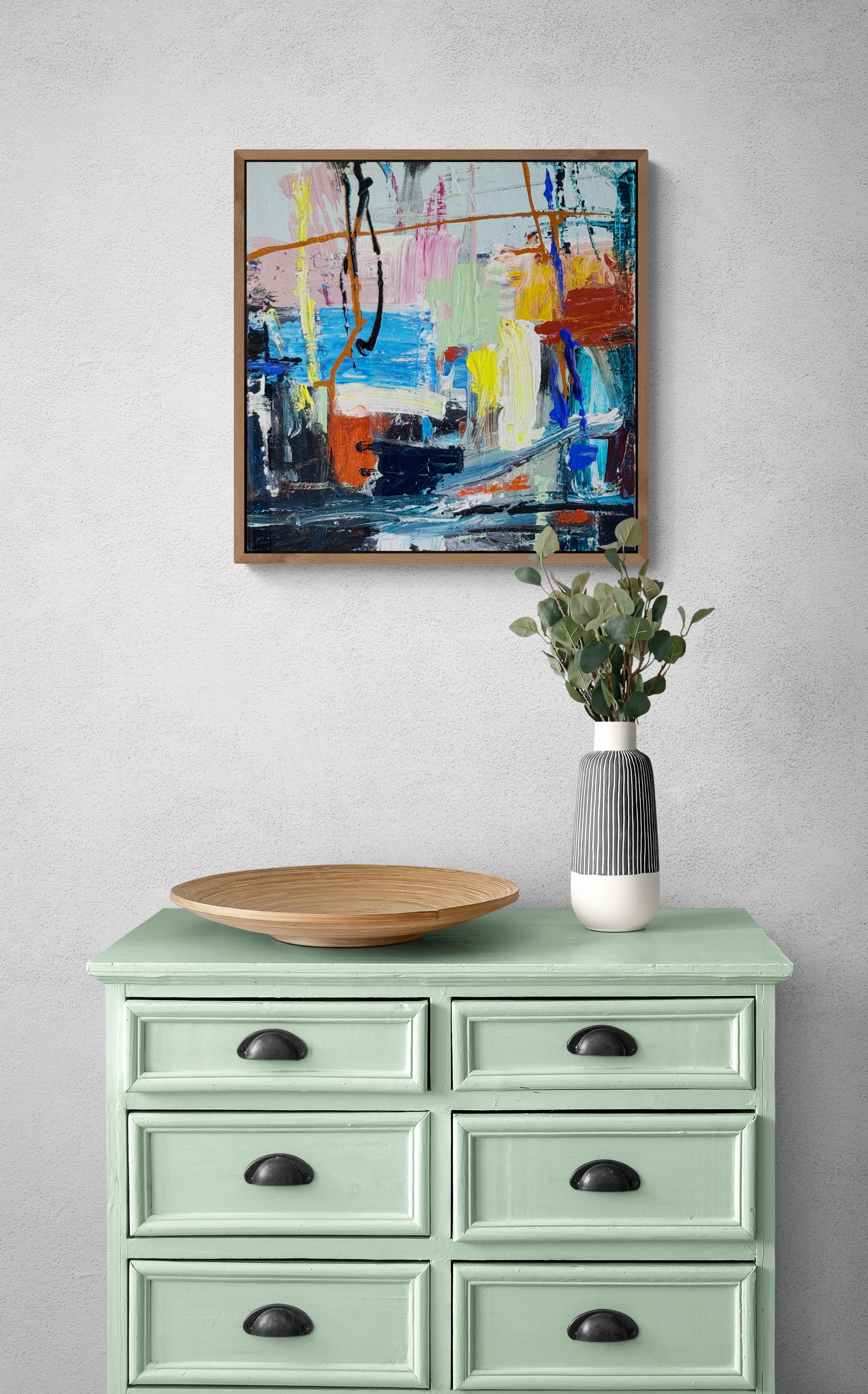 City Limits 30cm x 30cm Original Art